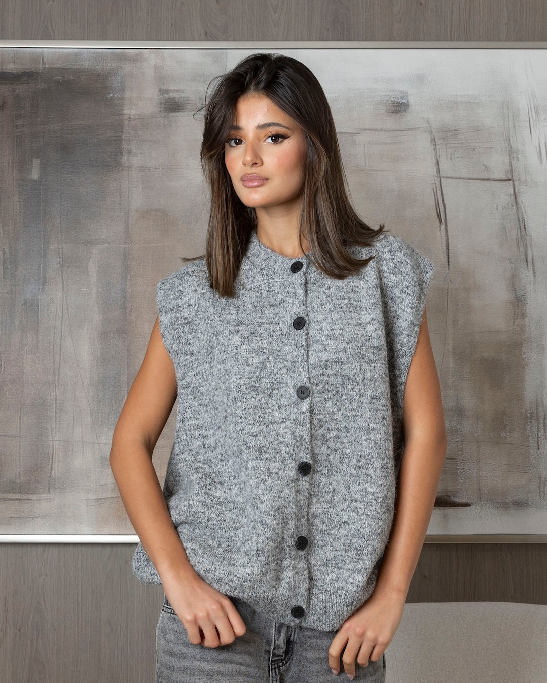 Oversized Cardigan Vest (3 Colors)