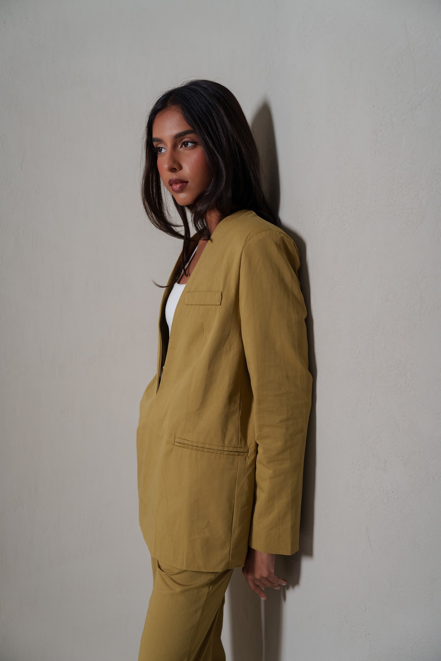 Modern Beige Suit Set