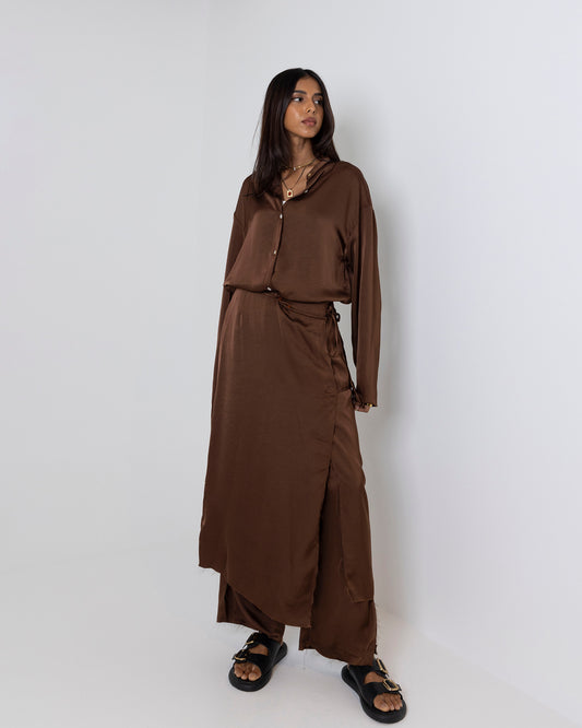 Brown Tunic Set