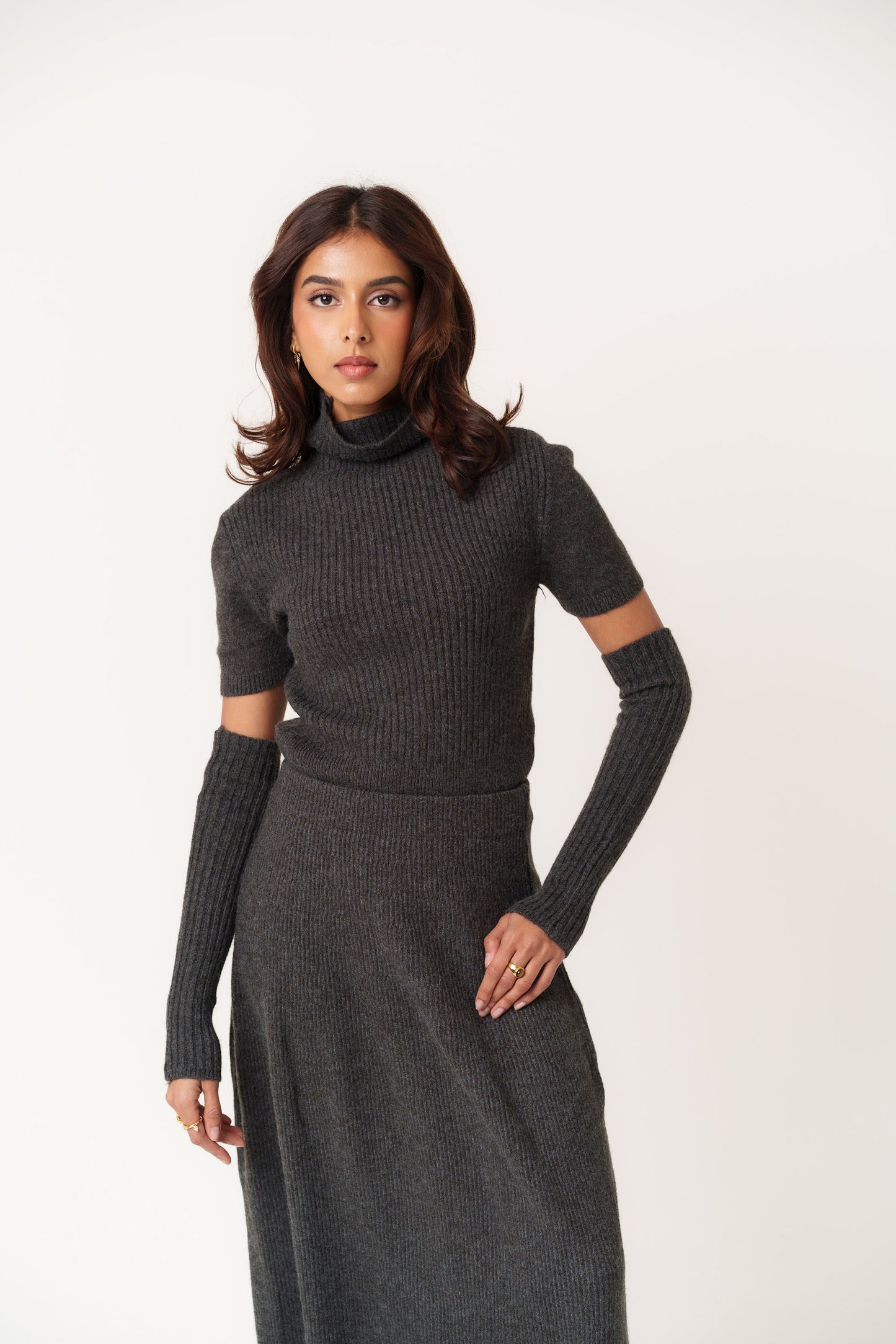 Knit Set with Gloves