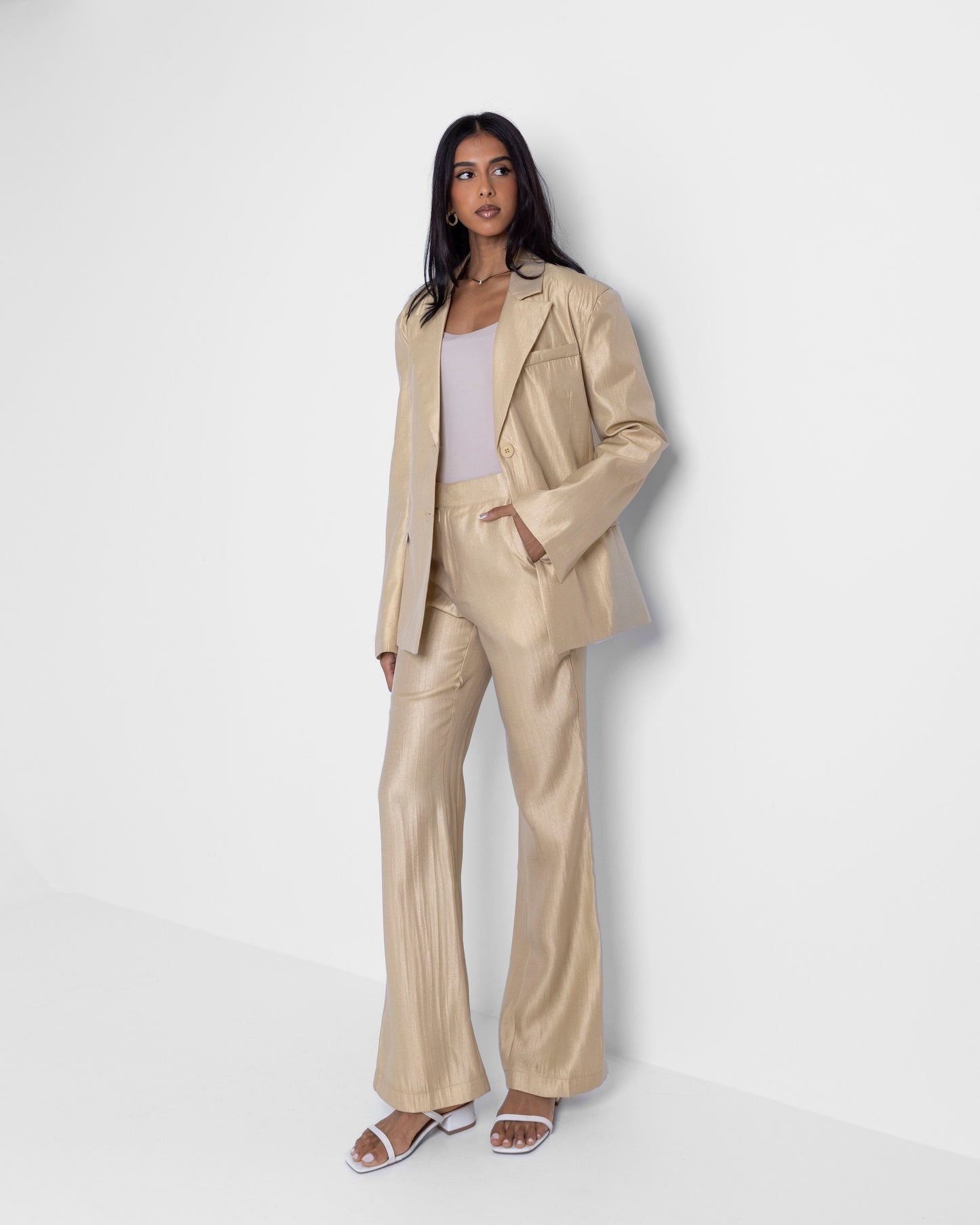 Shiny Suit Set