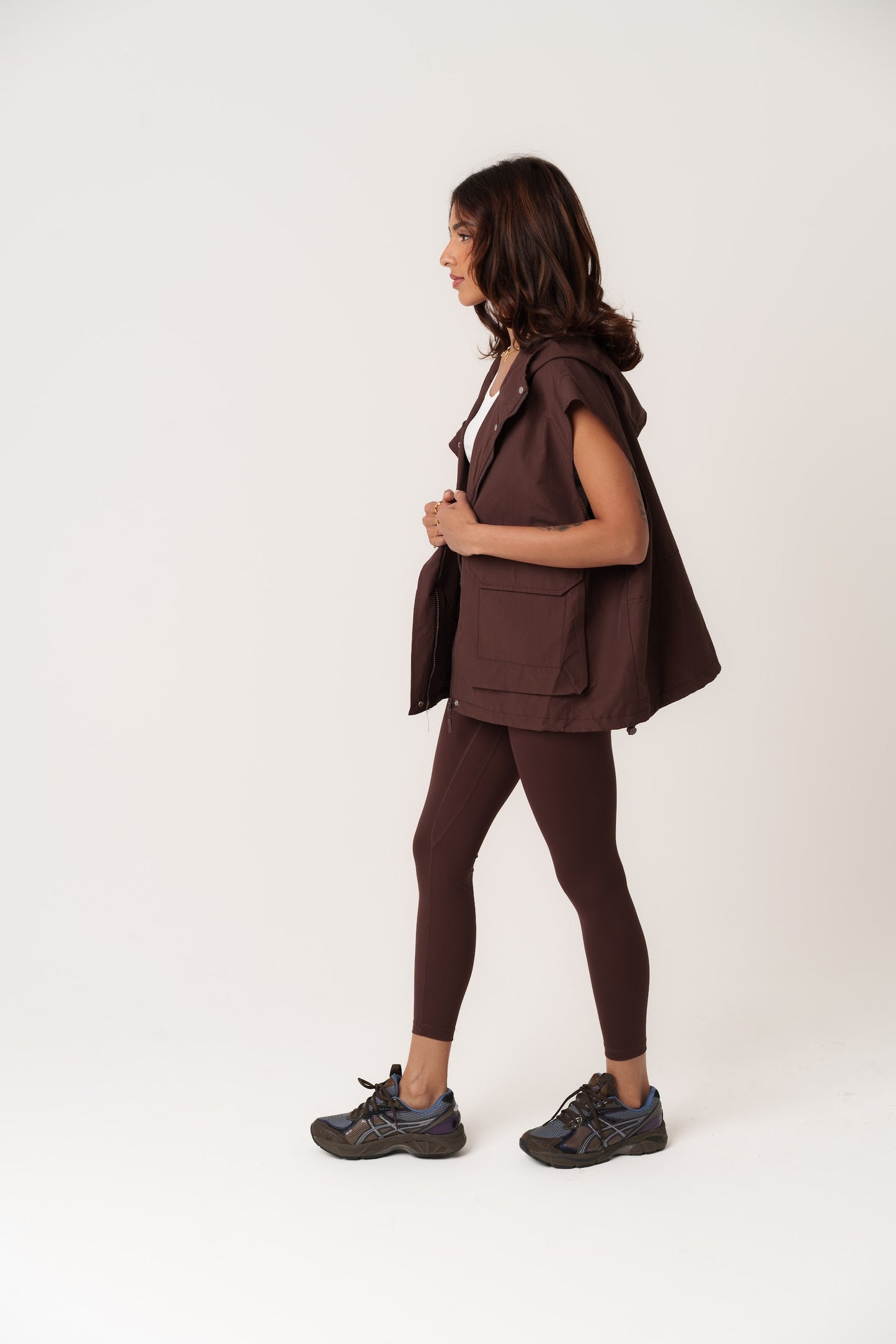 Maroon Oversized Vest