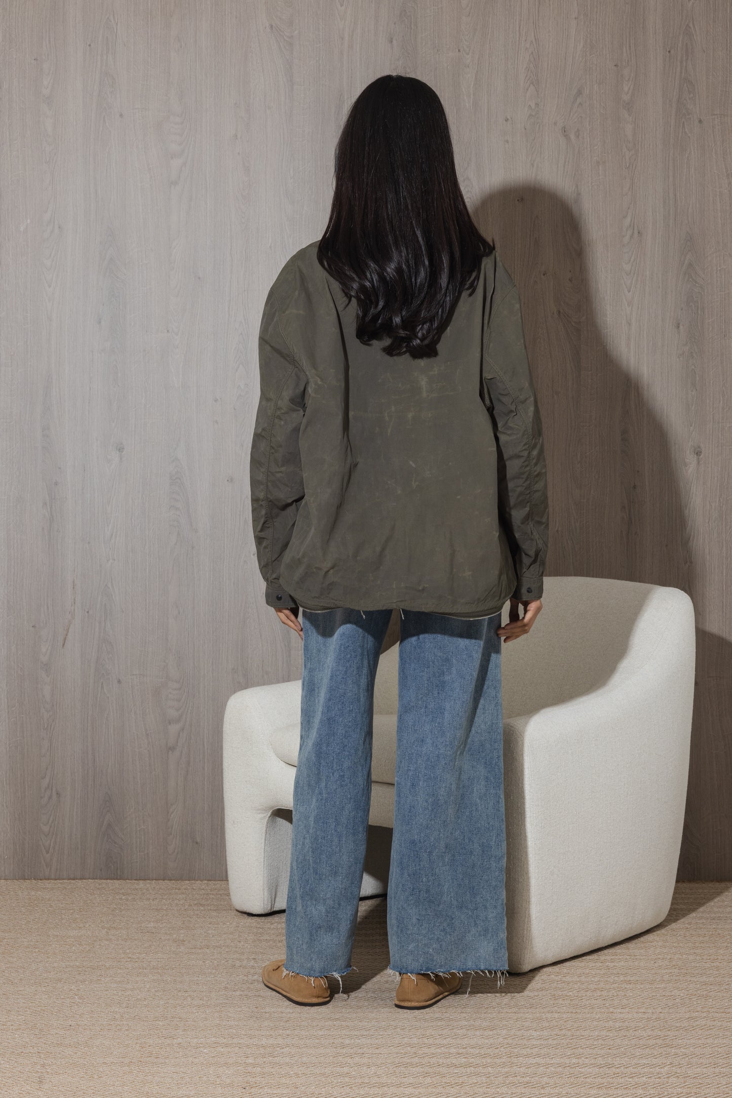Washed Olive Double Jacket