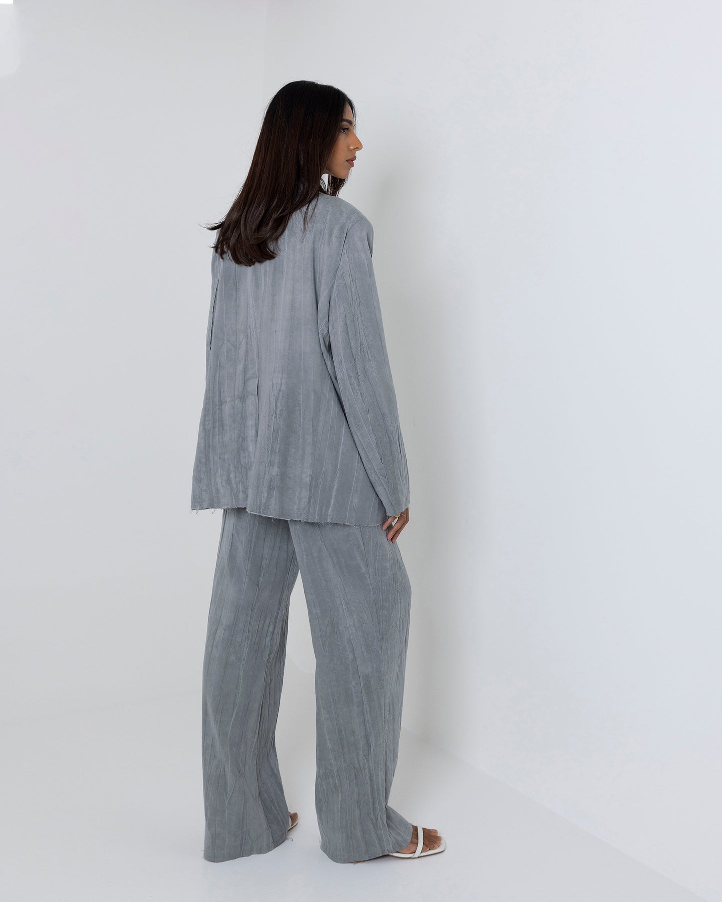 Minimalist Grey Suit Set