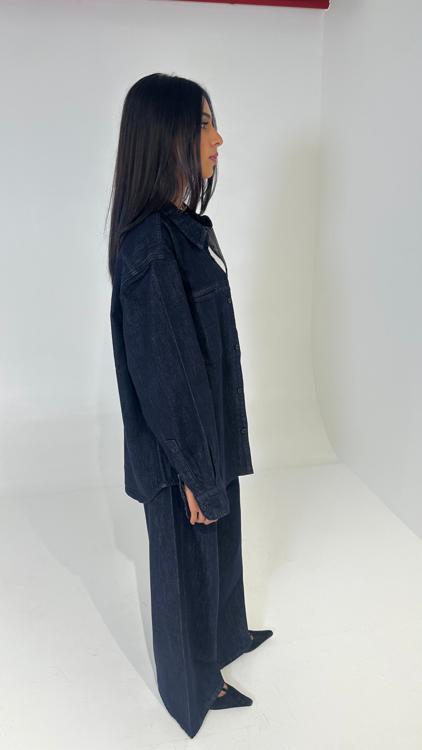 Dark Blue Denim Set