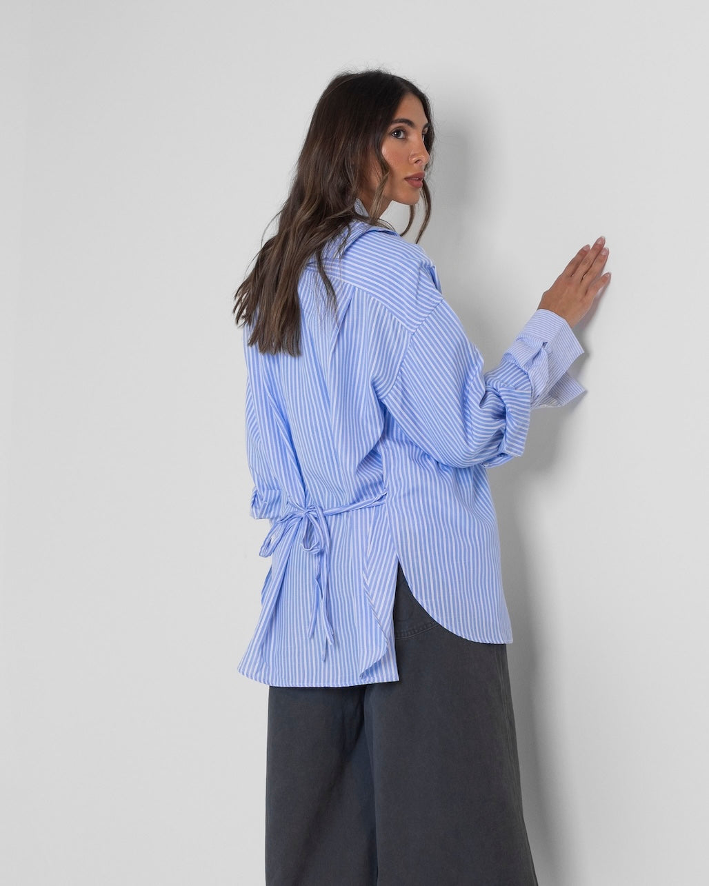 Blue Striped Double Shirt