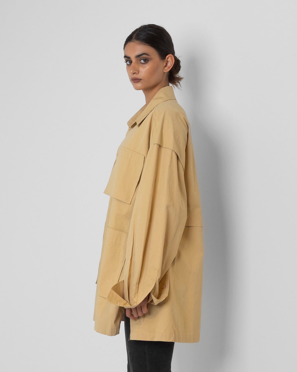 Beige Cargo Shirt