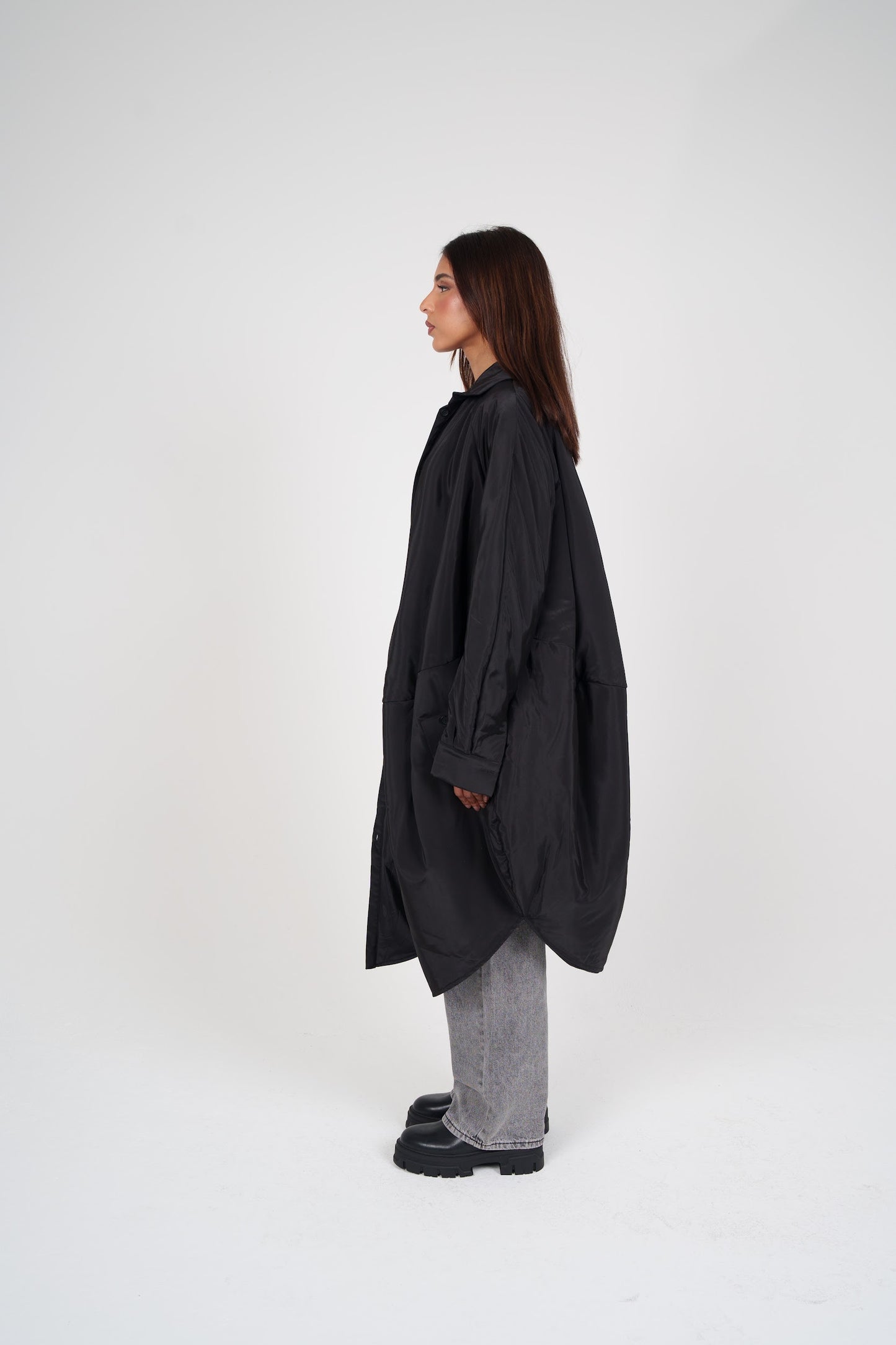 Balloon-like Long Shirt