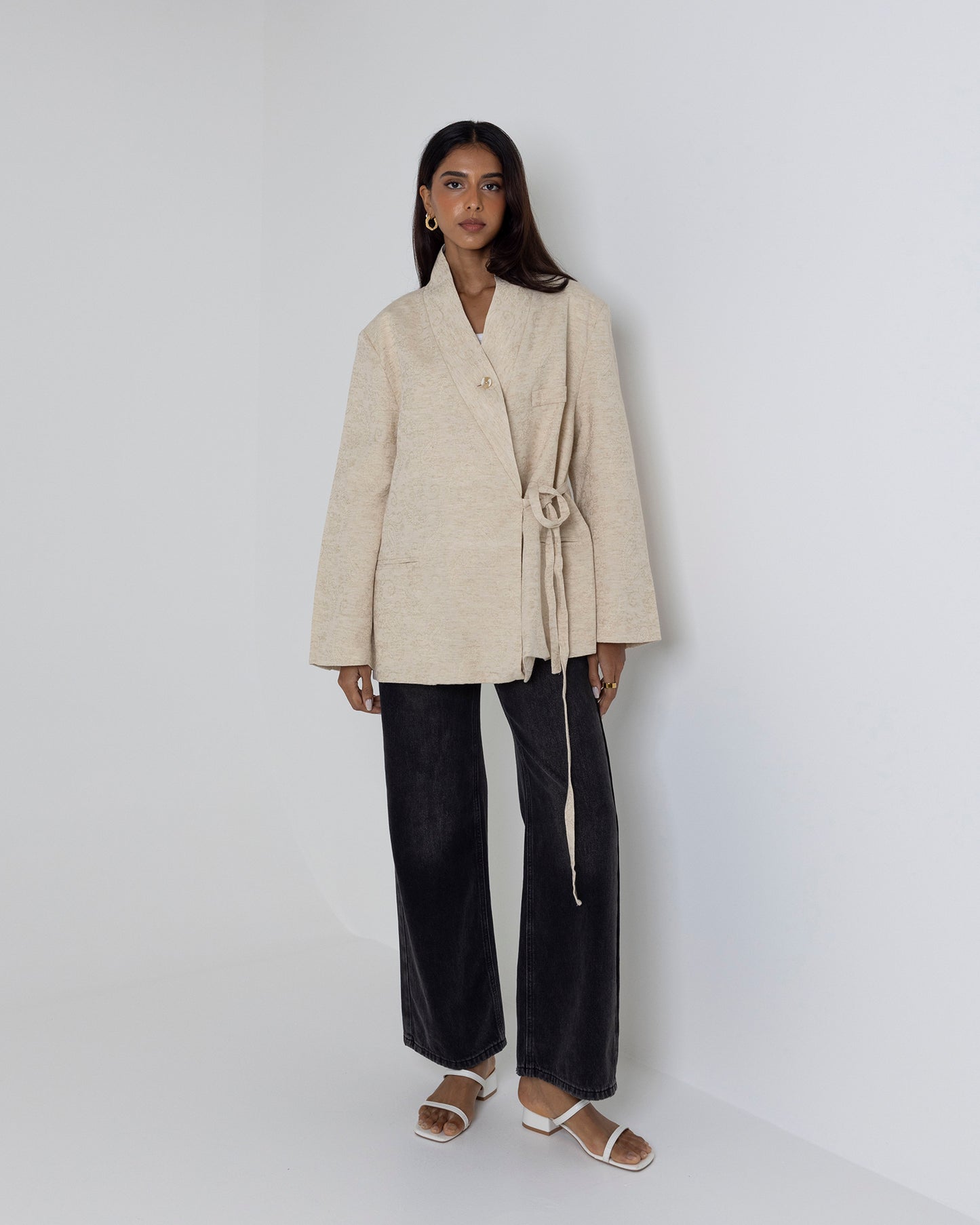 Wrap Tie Blazer