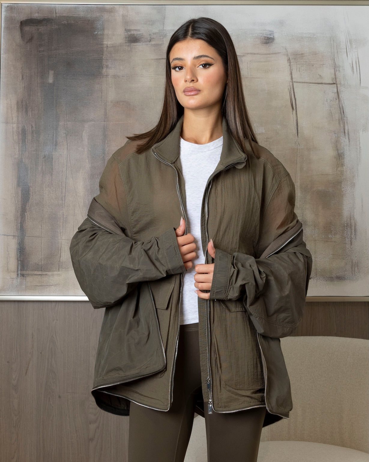 Olive Double Jacket