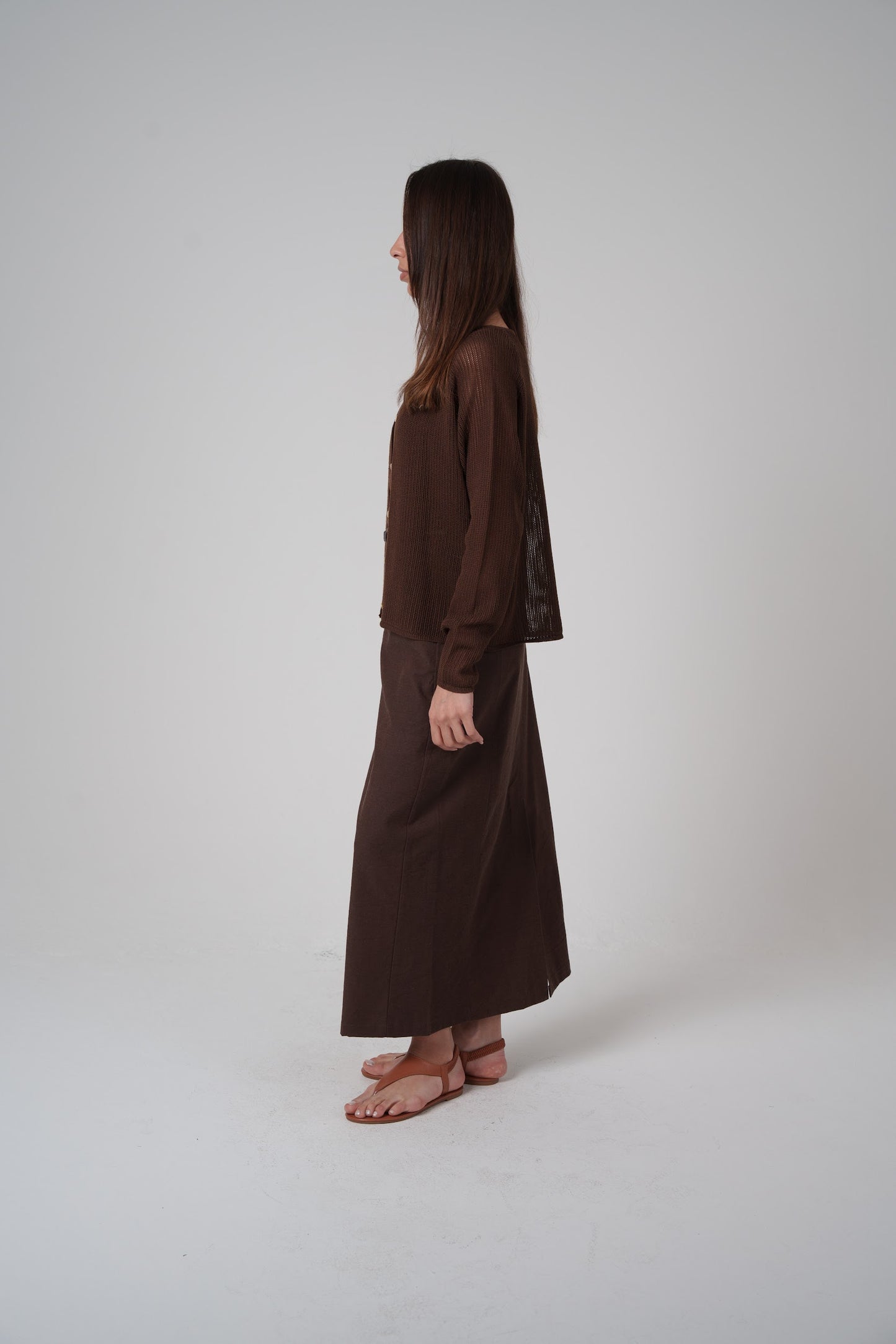 Light-weight Knit Cardigan Set