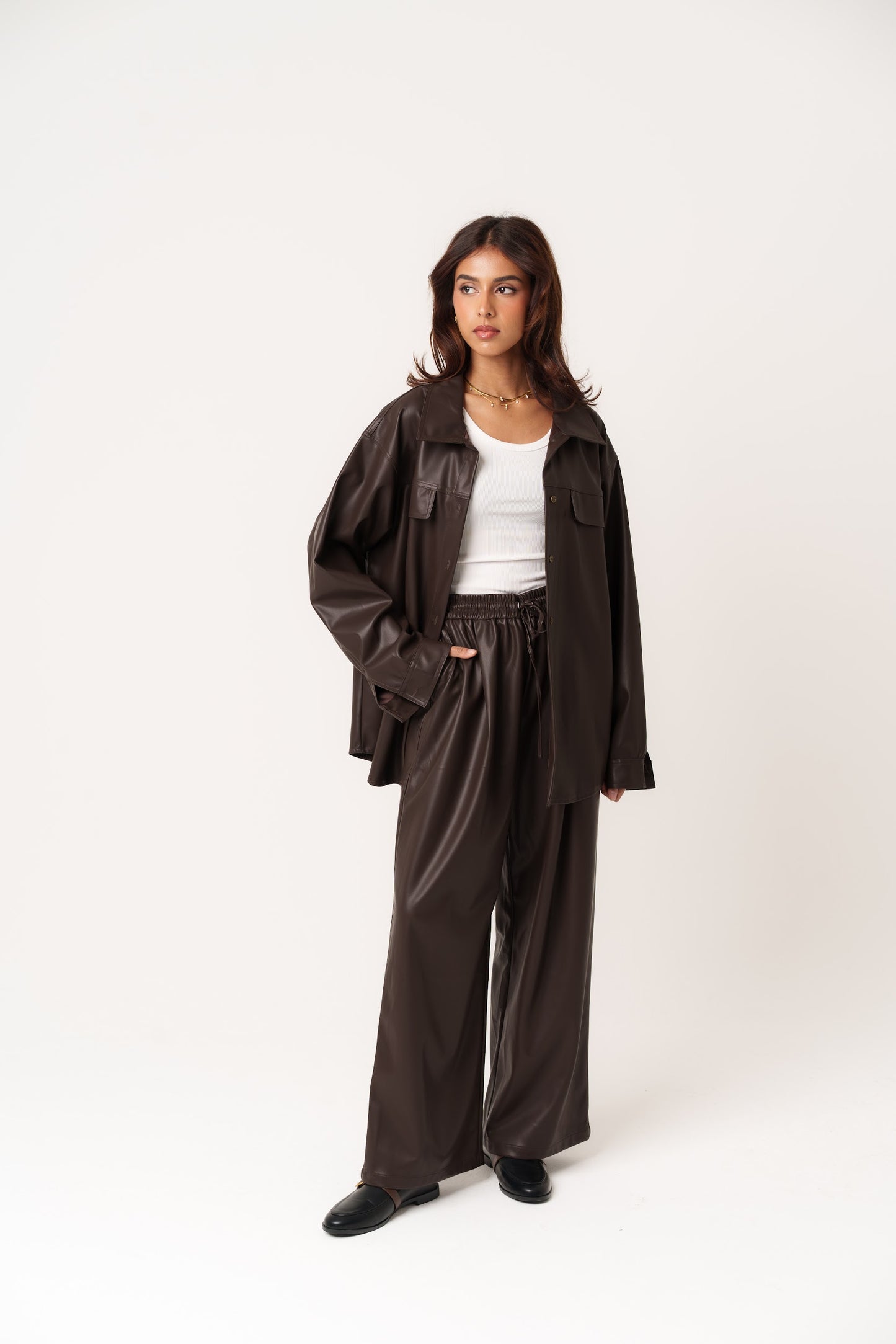 Brown Leather Set