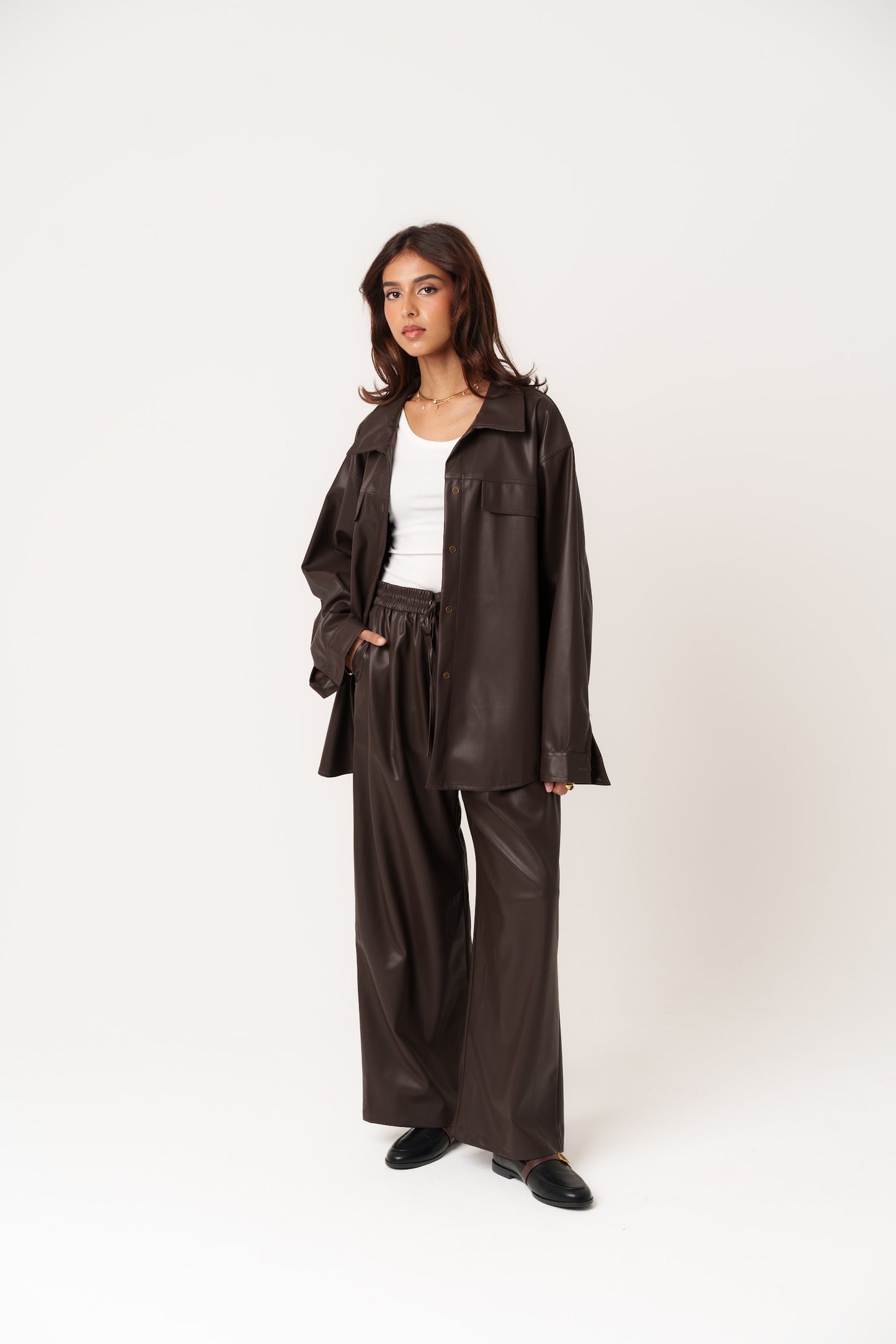Brown Leather Set
