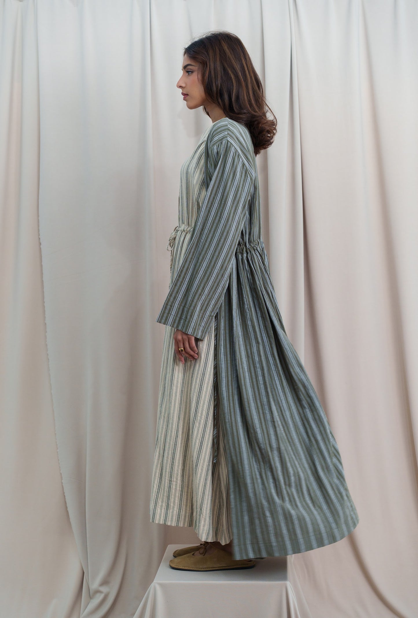 Striped Kaftan Set