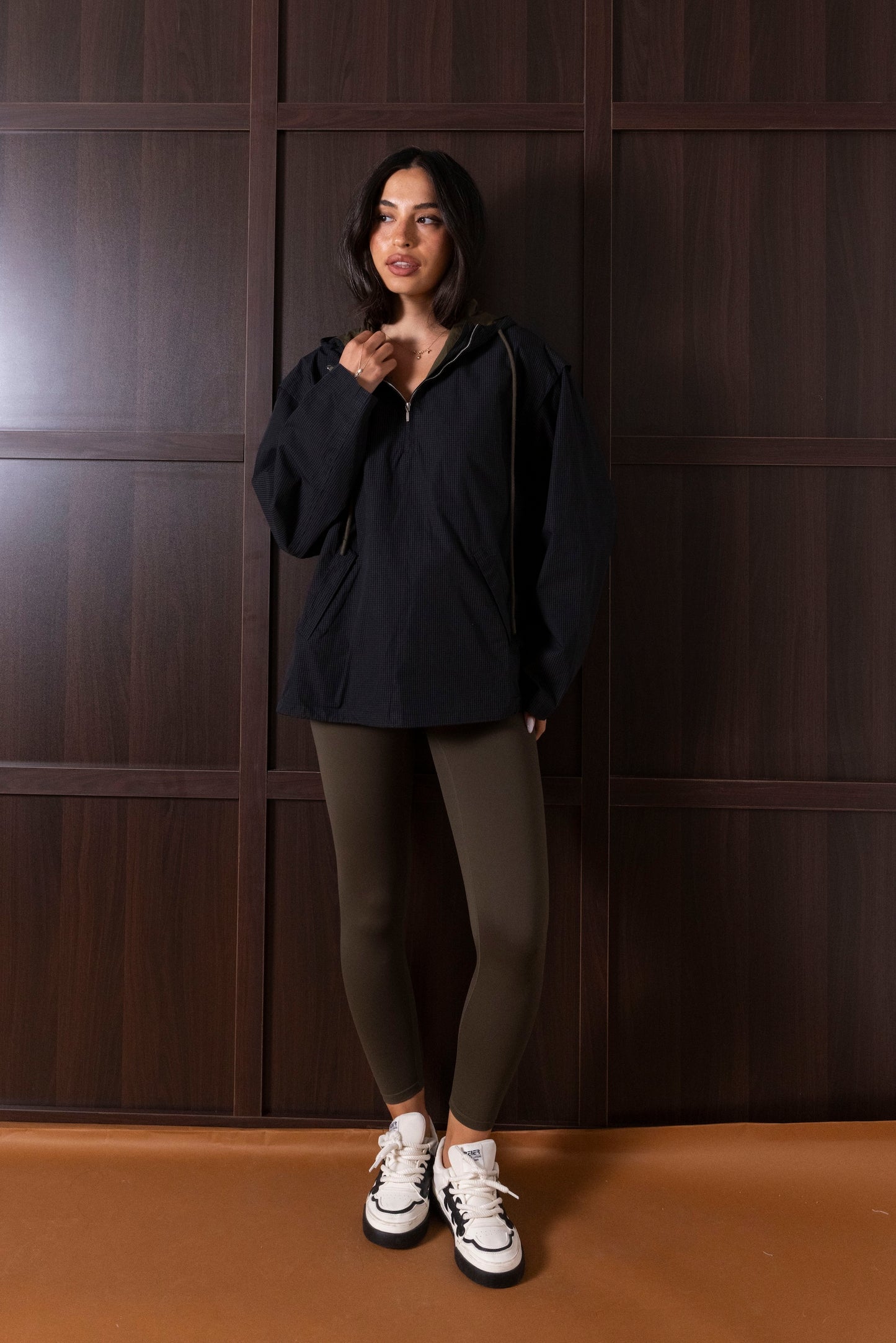Bicolor Checked Tops