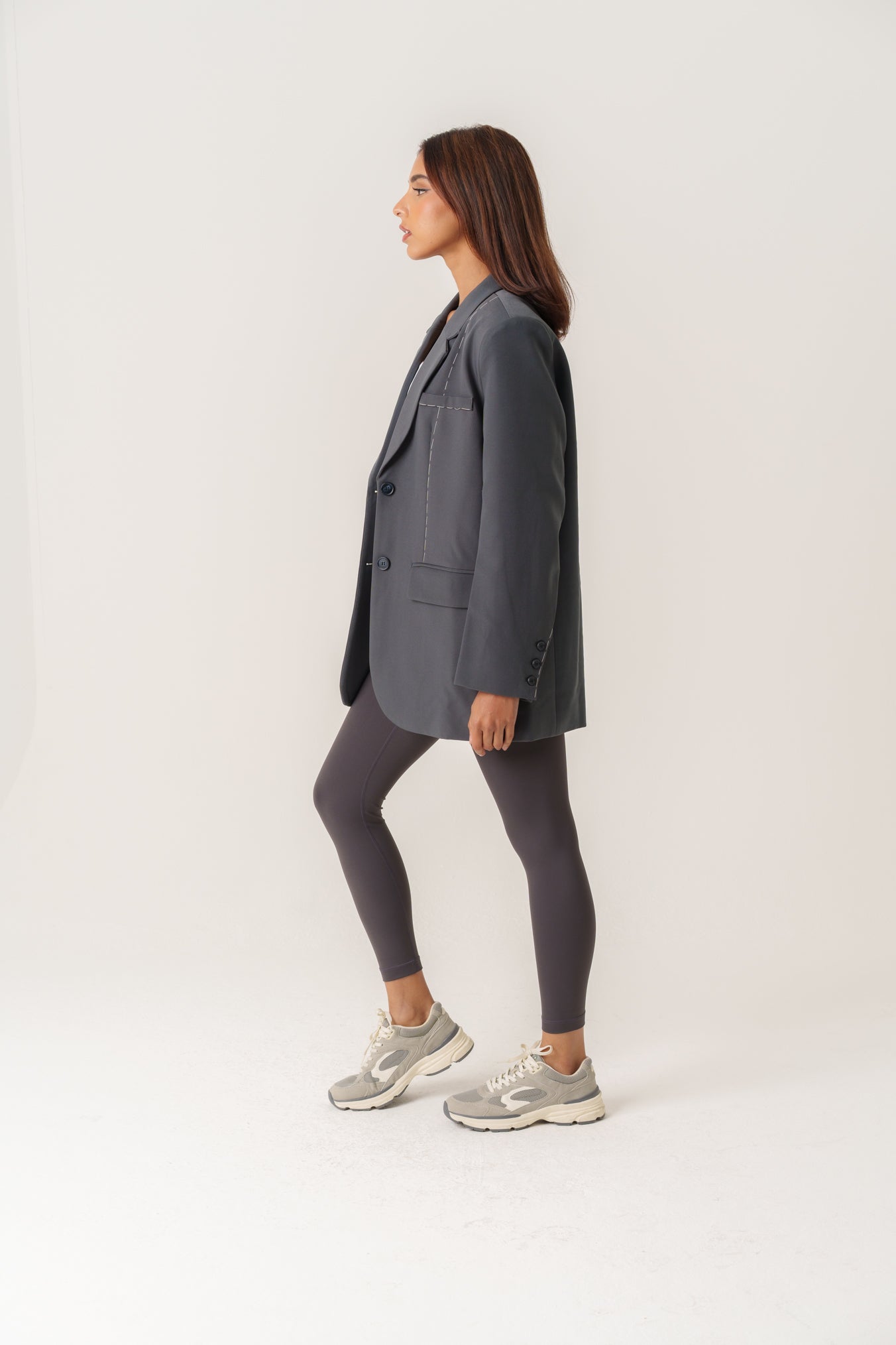 Grey Buttery Leggings