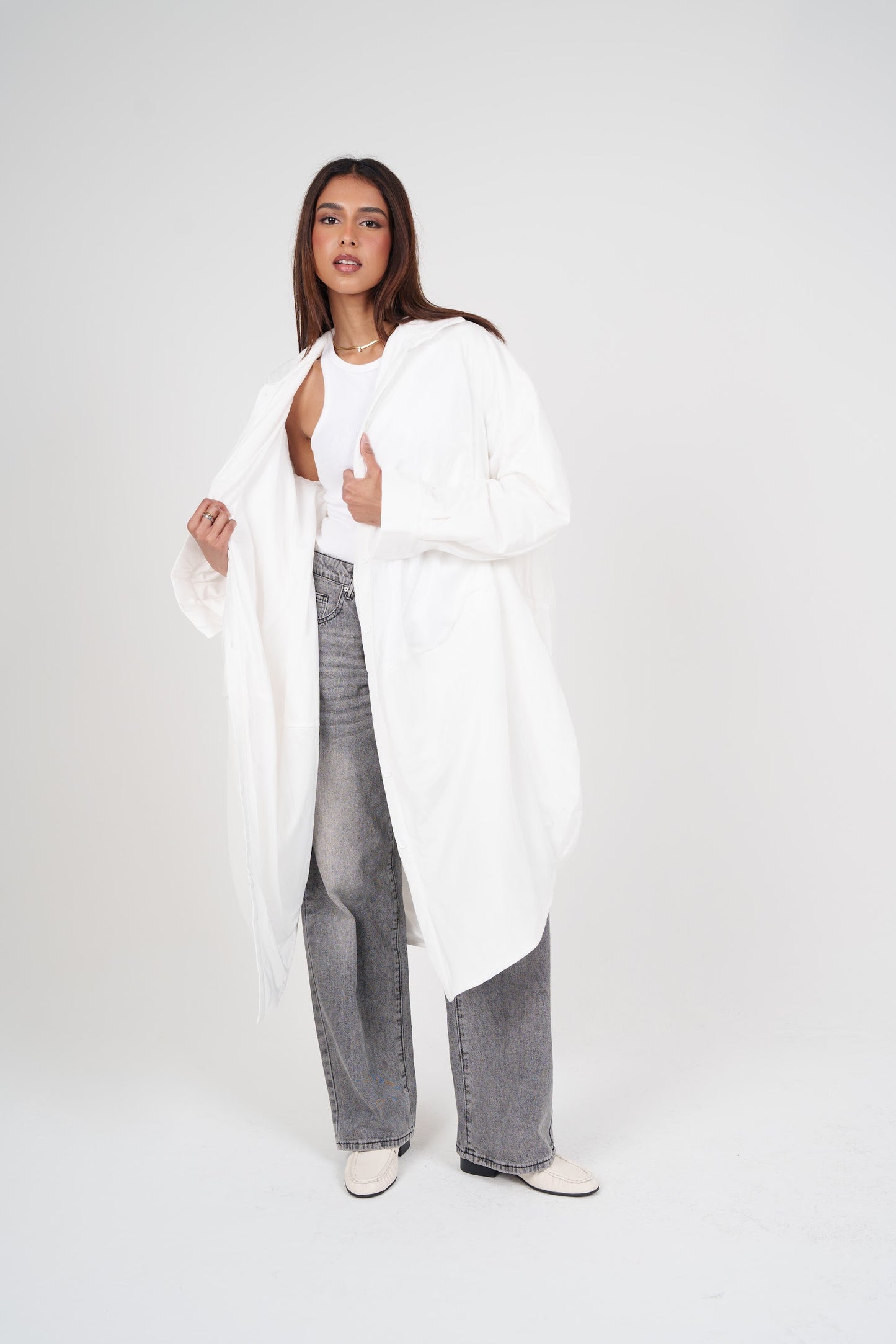 Balloon-like Long Shirt