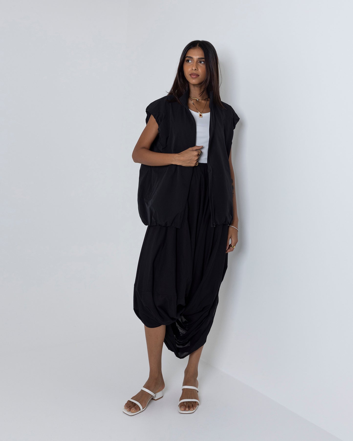 Draped Harem Shirwal