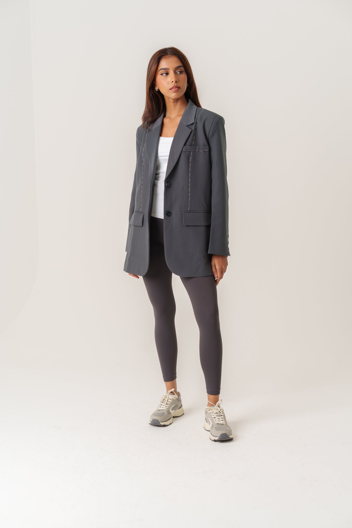 Grey Buttery Leggings
