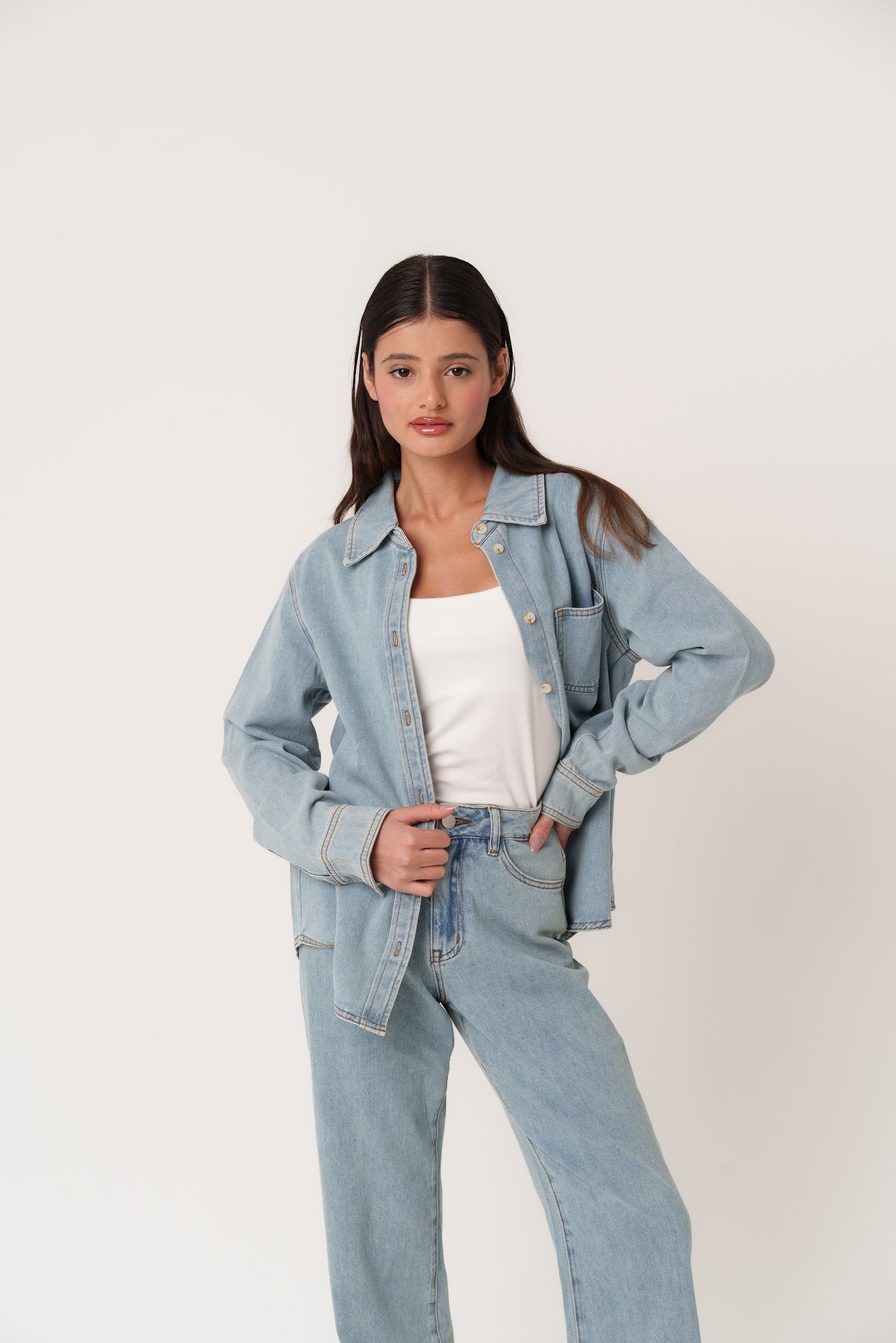 Light Blue Denim Set
