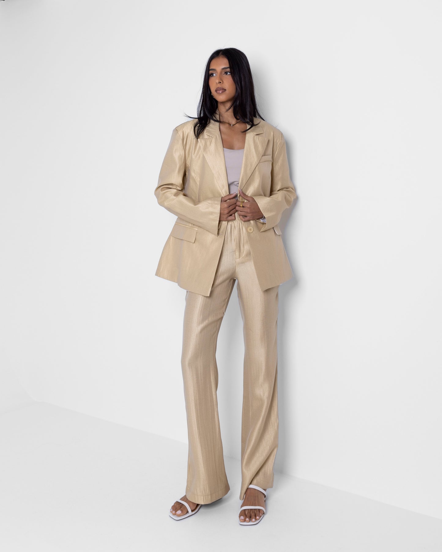 Shiny Suit Set