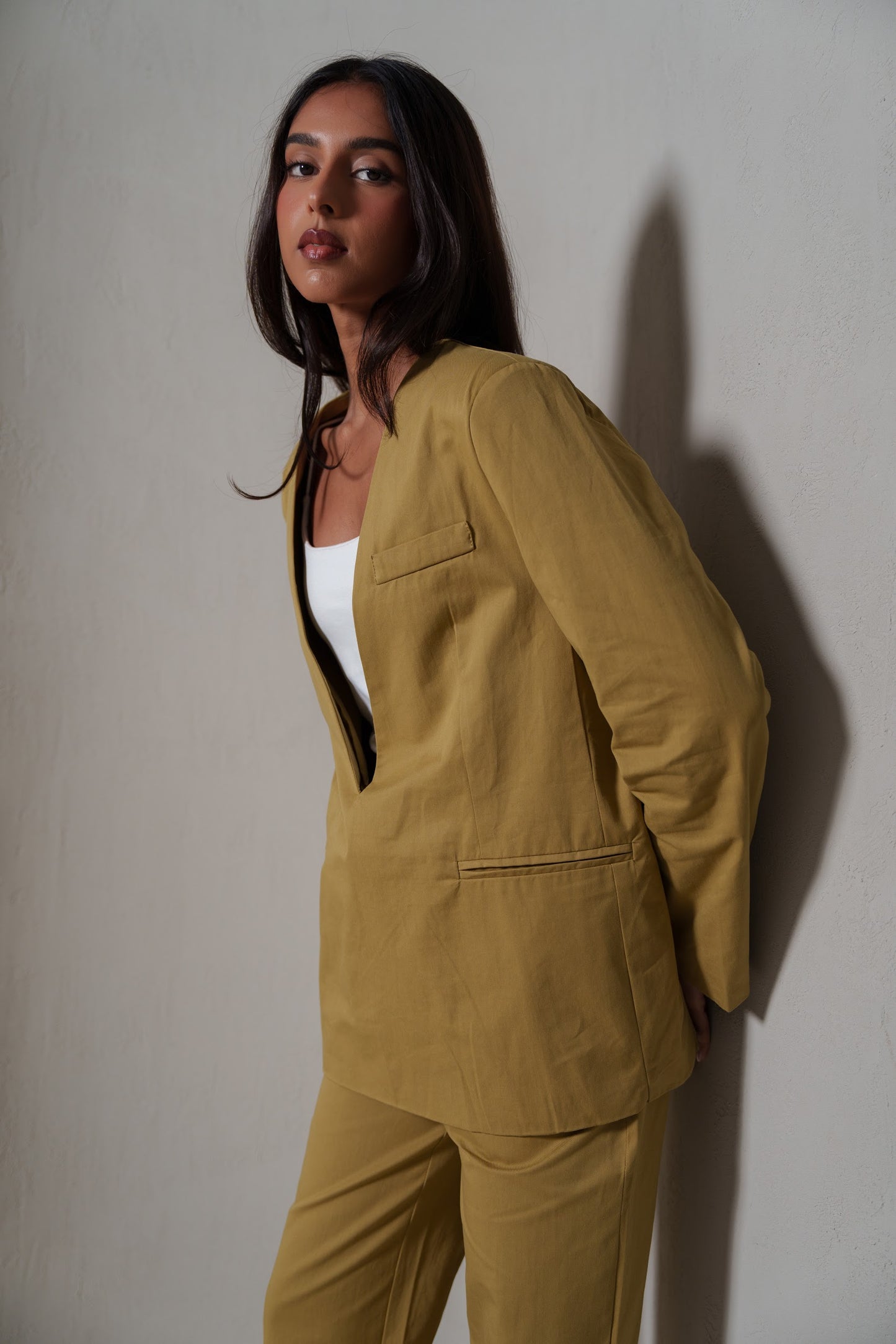 Modern Beige Suit Set