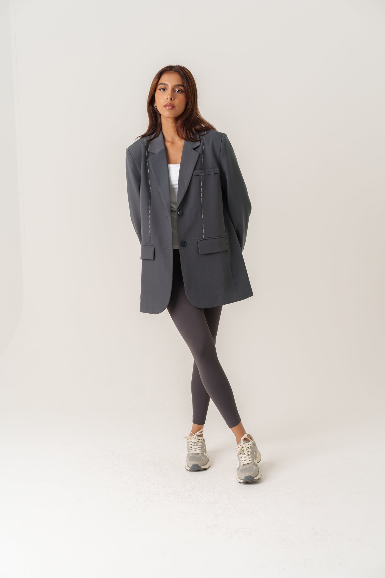 Grey Buttery Leggings