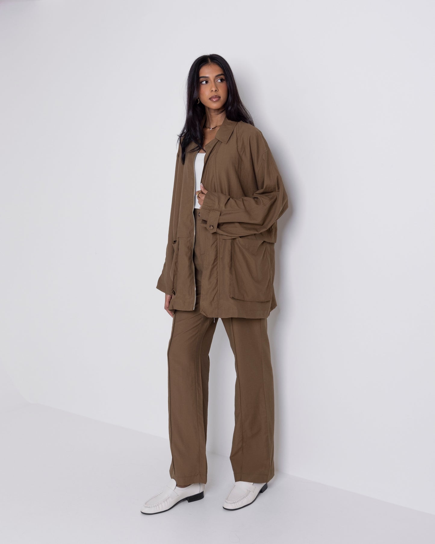 Casual Set in Caramel