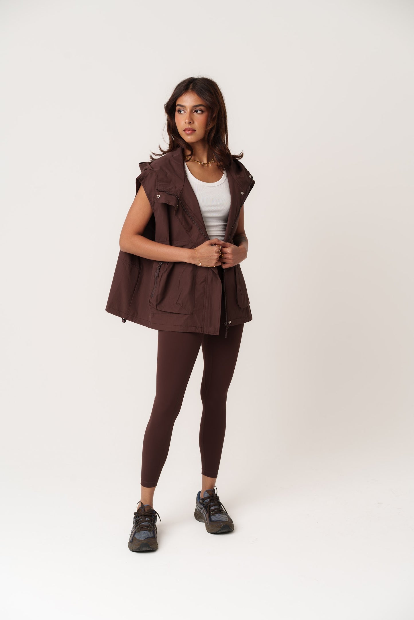 Maroon Oversized Vest
