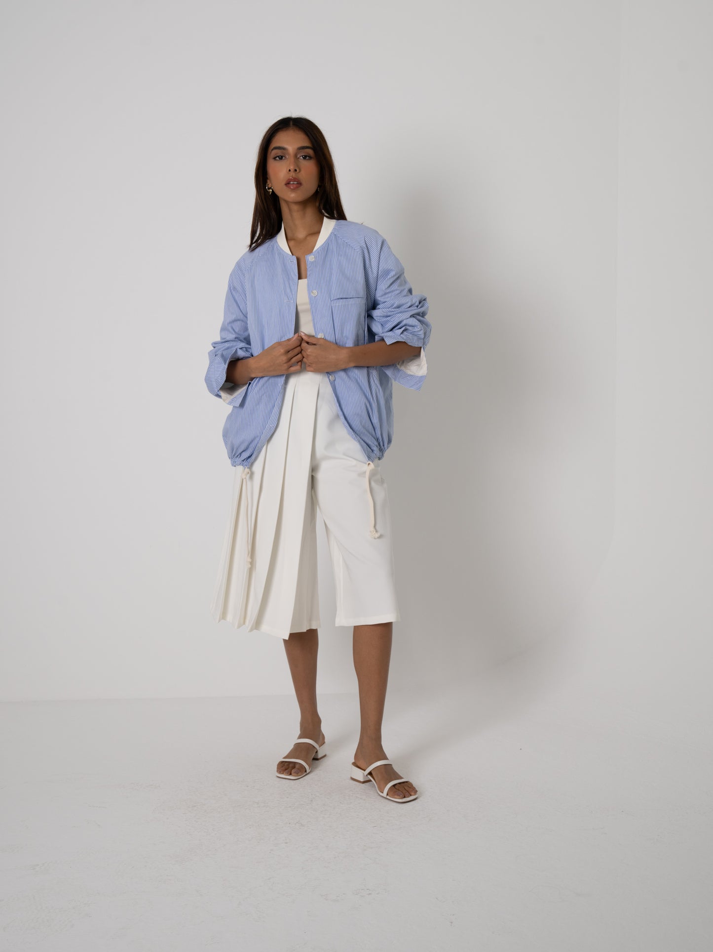 Pleated Skort