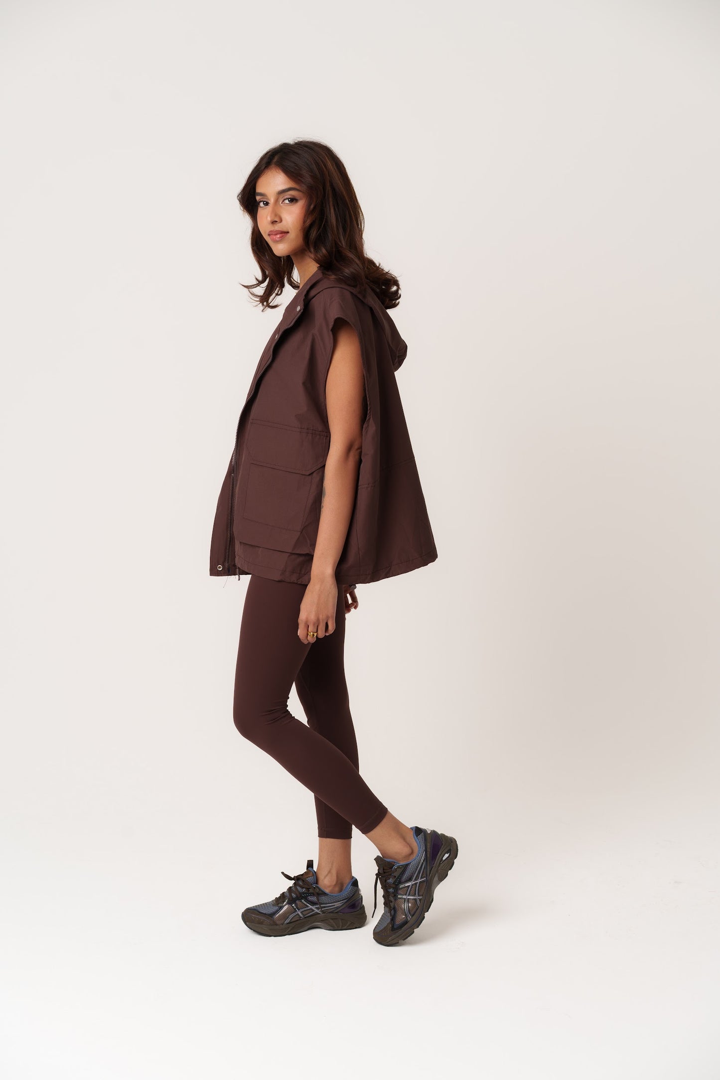 Maroon Oversized Vest
