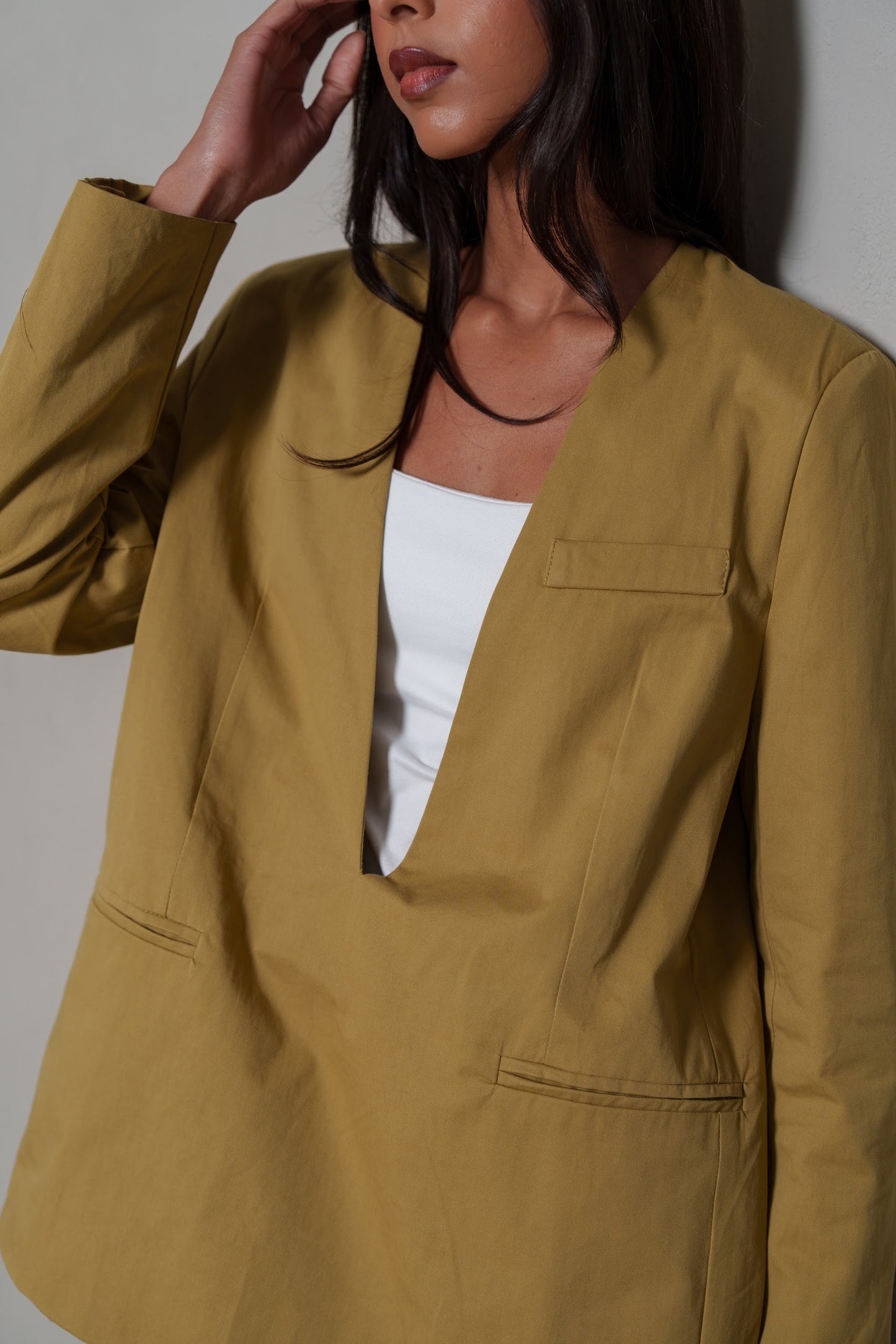 Modern Beige Suit Set