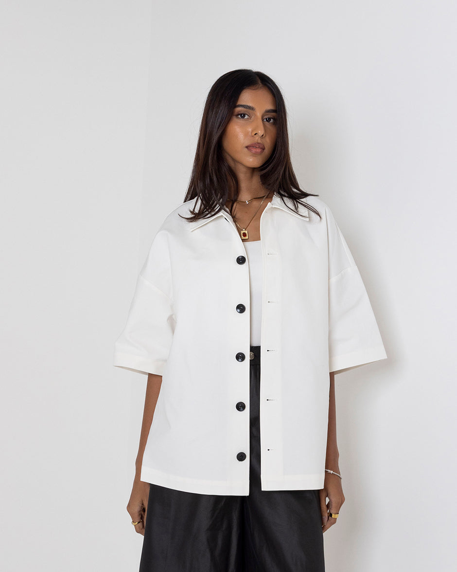 Boxy Button Shirt