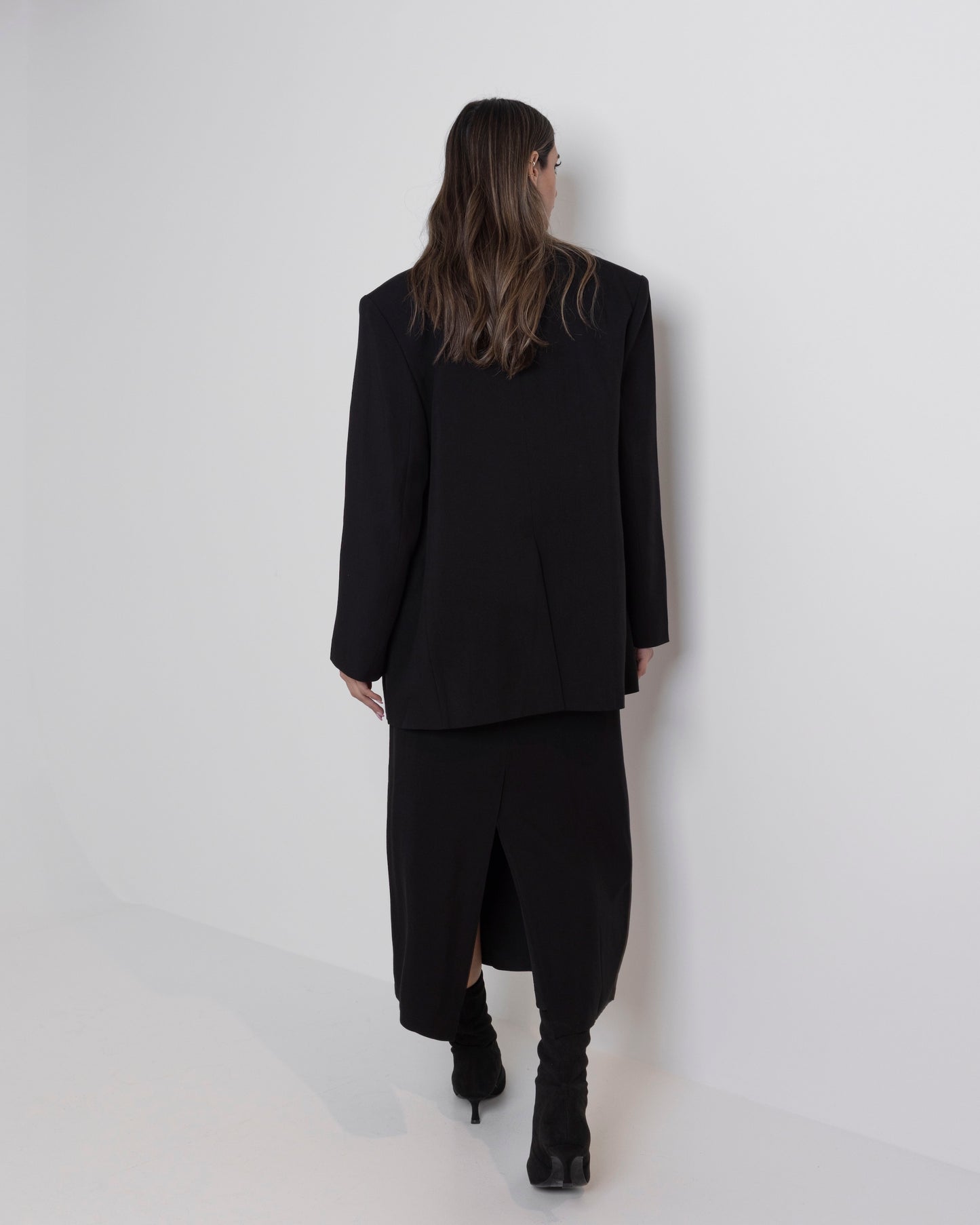 Black Blazer & Dress Set