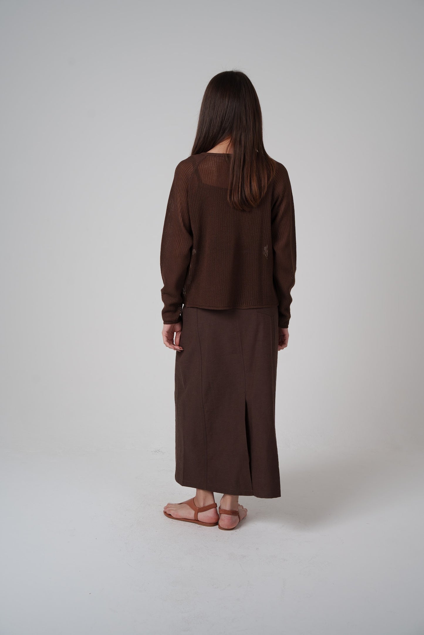 Light-weight Knit Cardigan Set