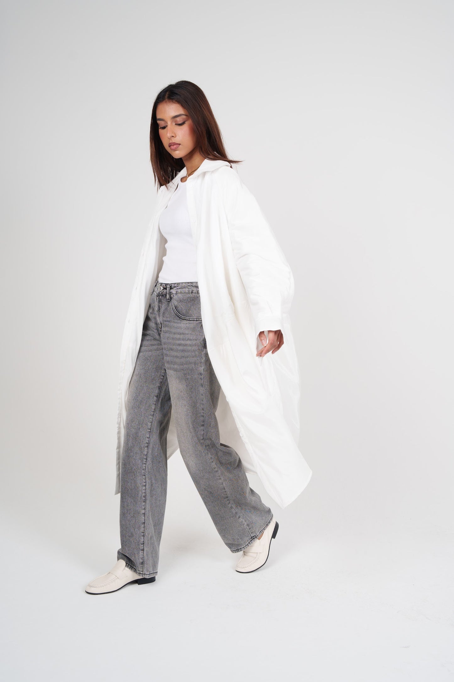 Balloon-like Long Shirt