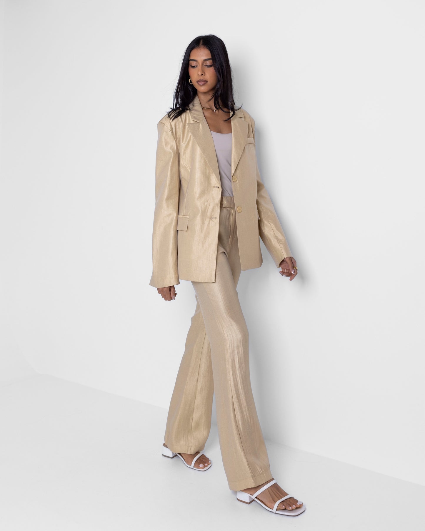 Shiny Suit Set