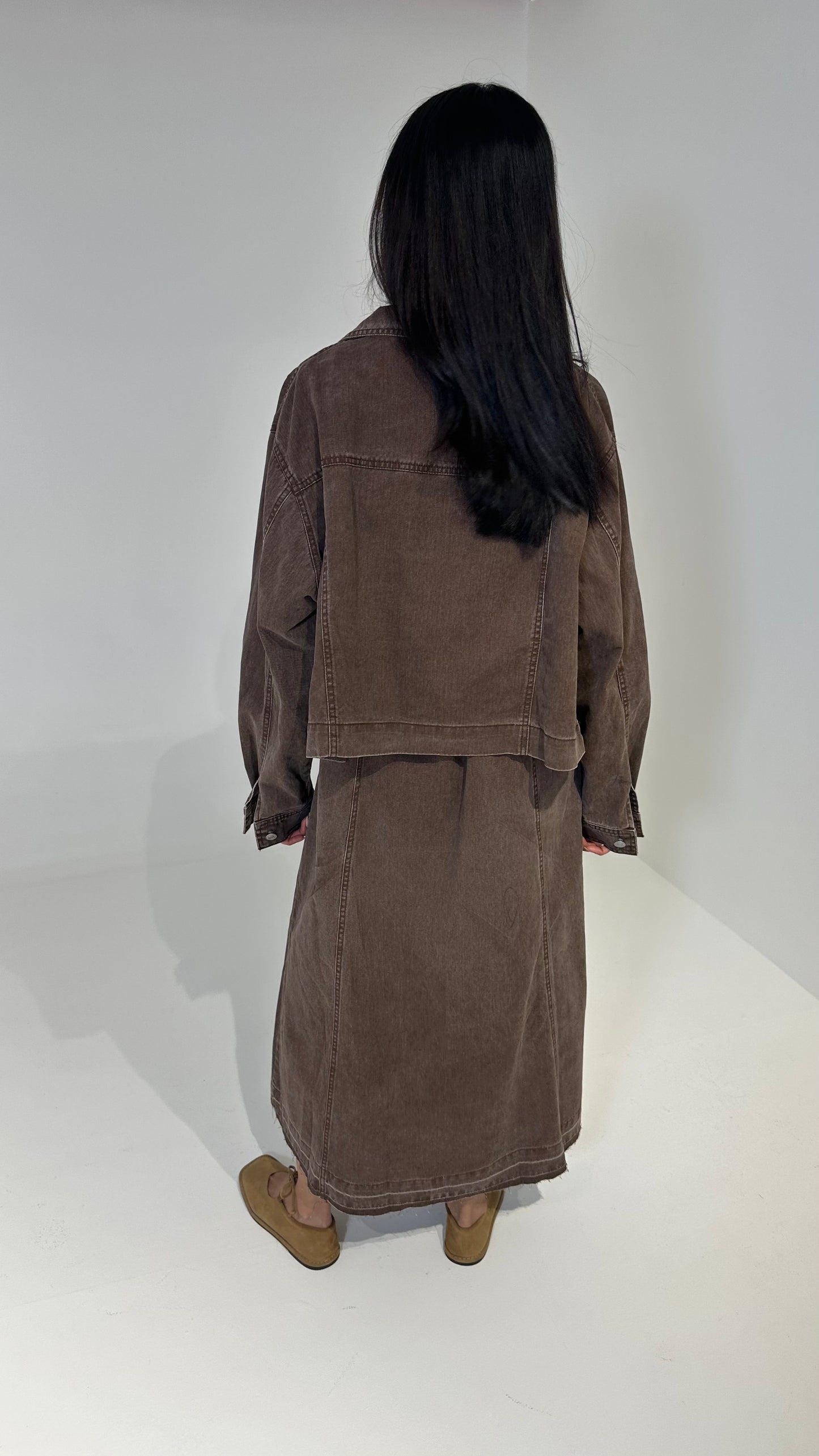 Brown Co-ord (Dress & Jacket)
