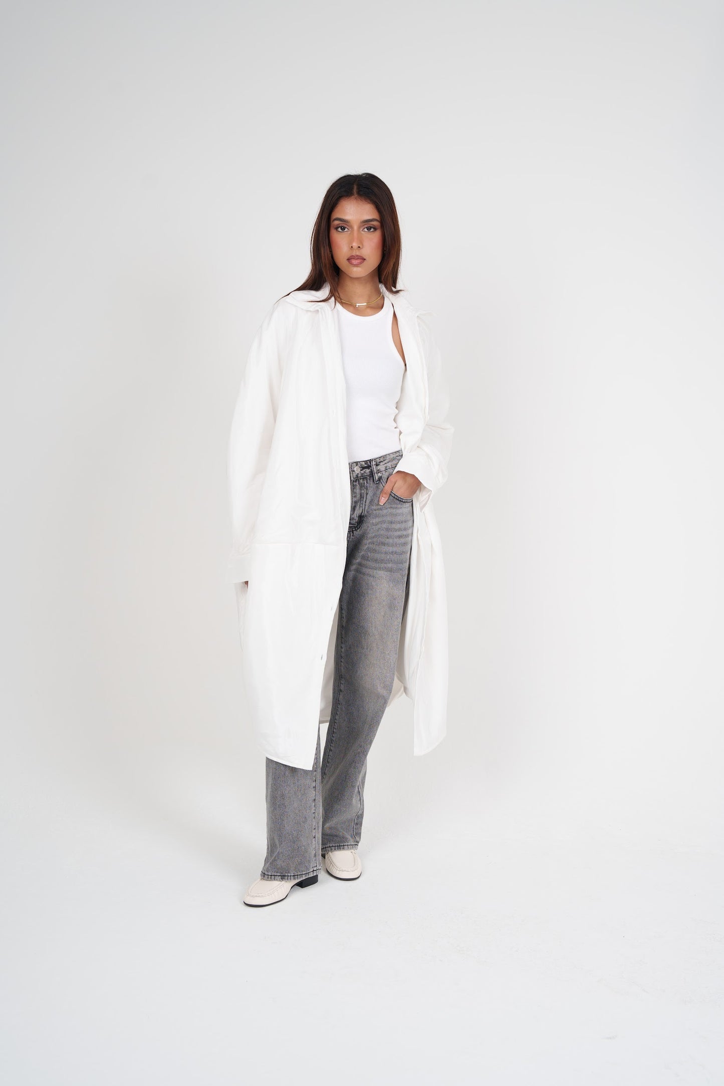 Balloon-like Long Shirt