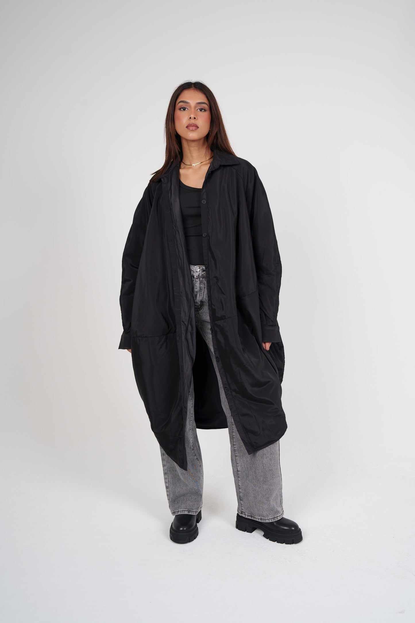 Balloon-like Long Shirt
