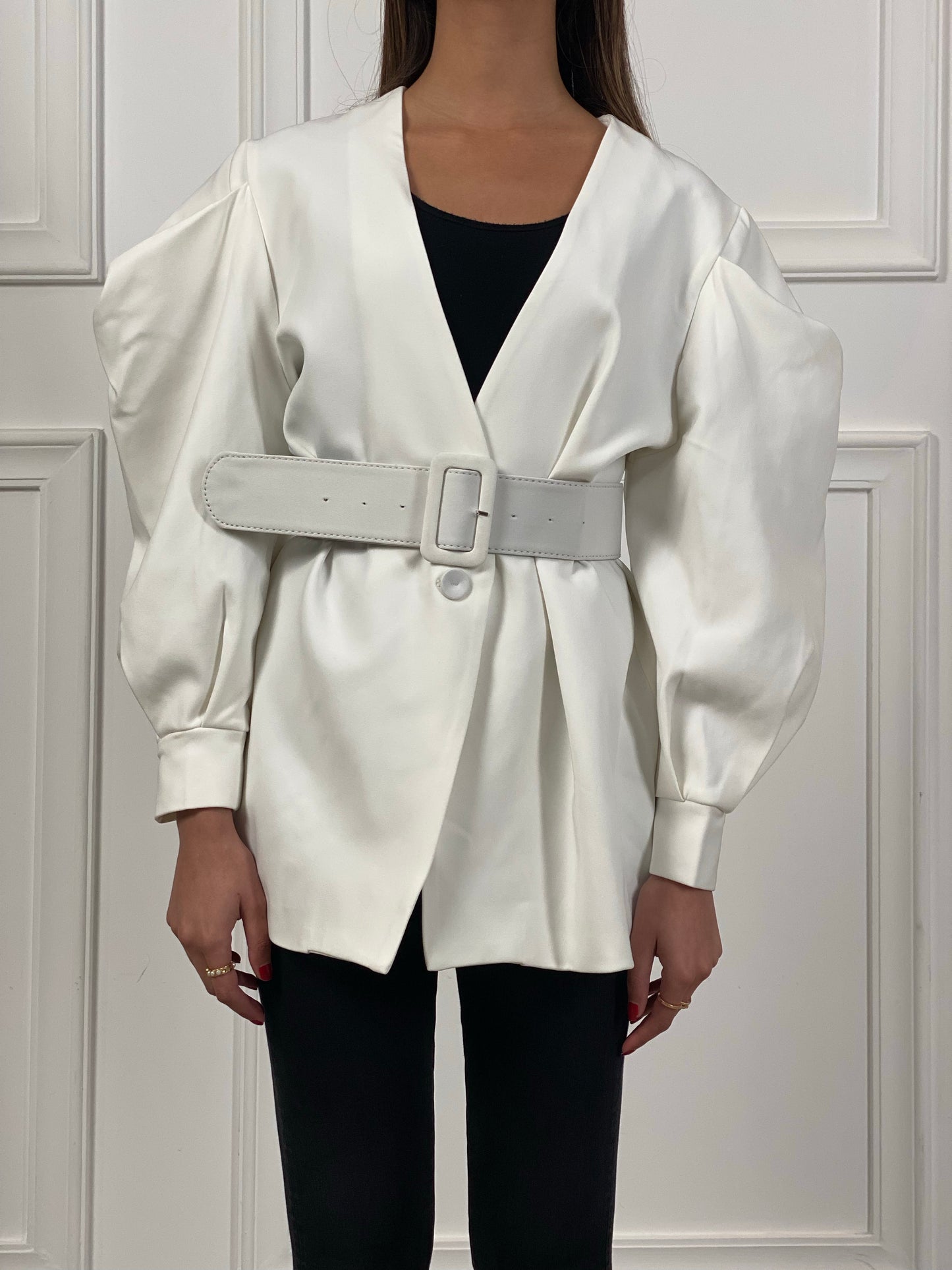 White Top with belt