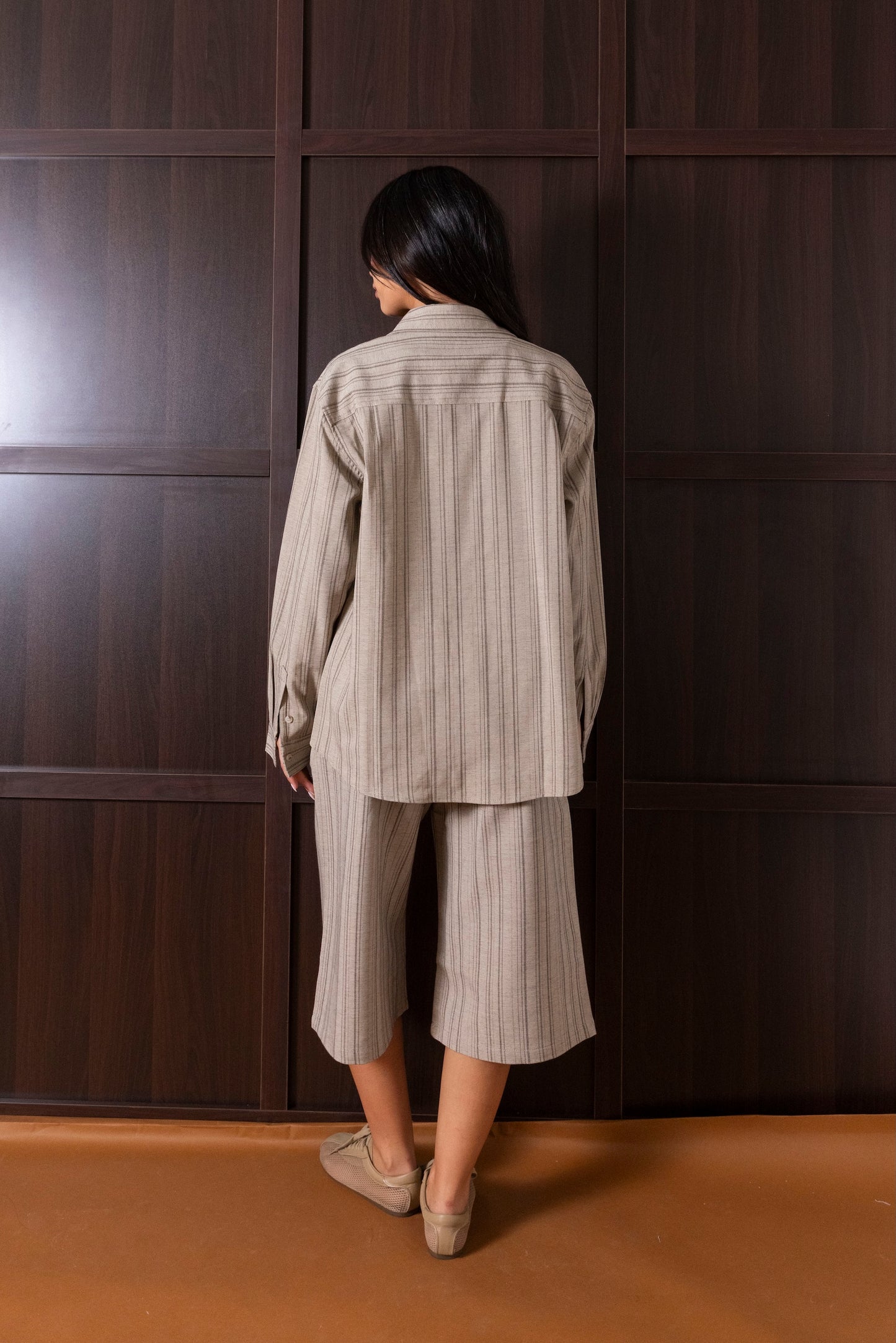 Striped Bermuda Set