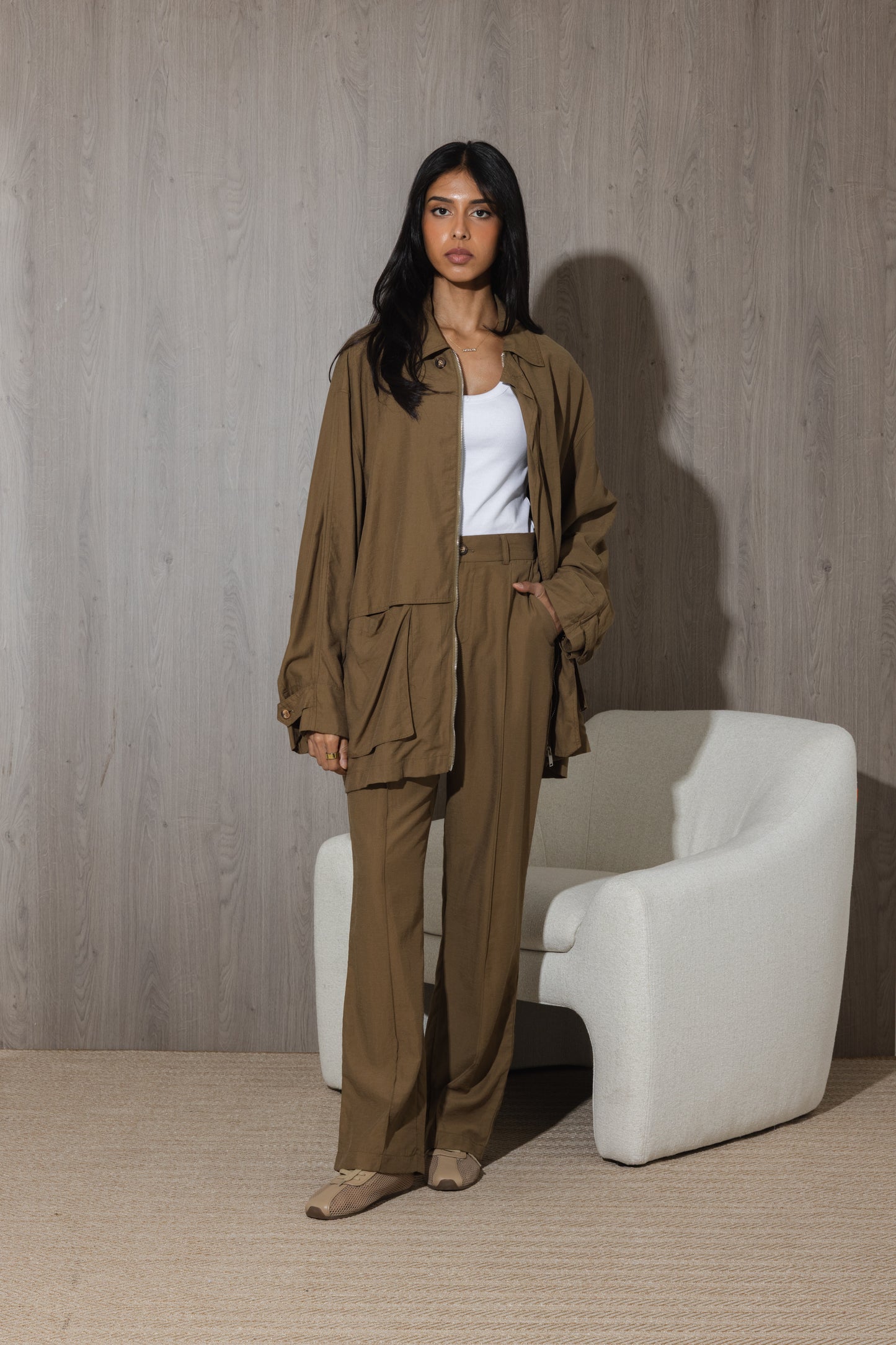 Casual Set in Caramel