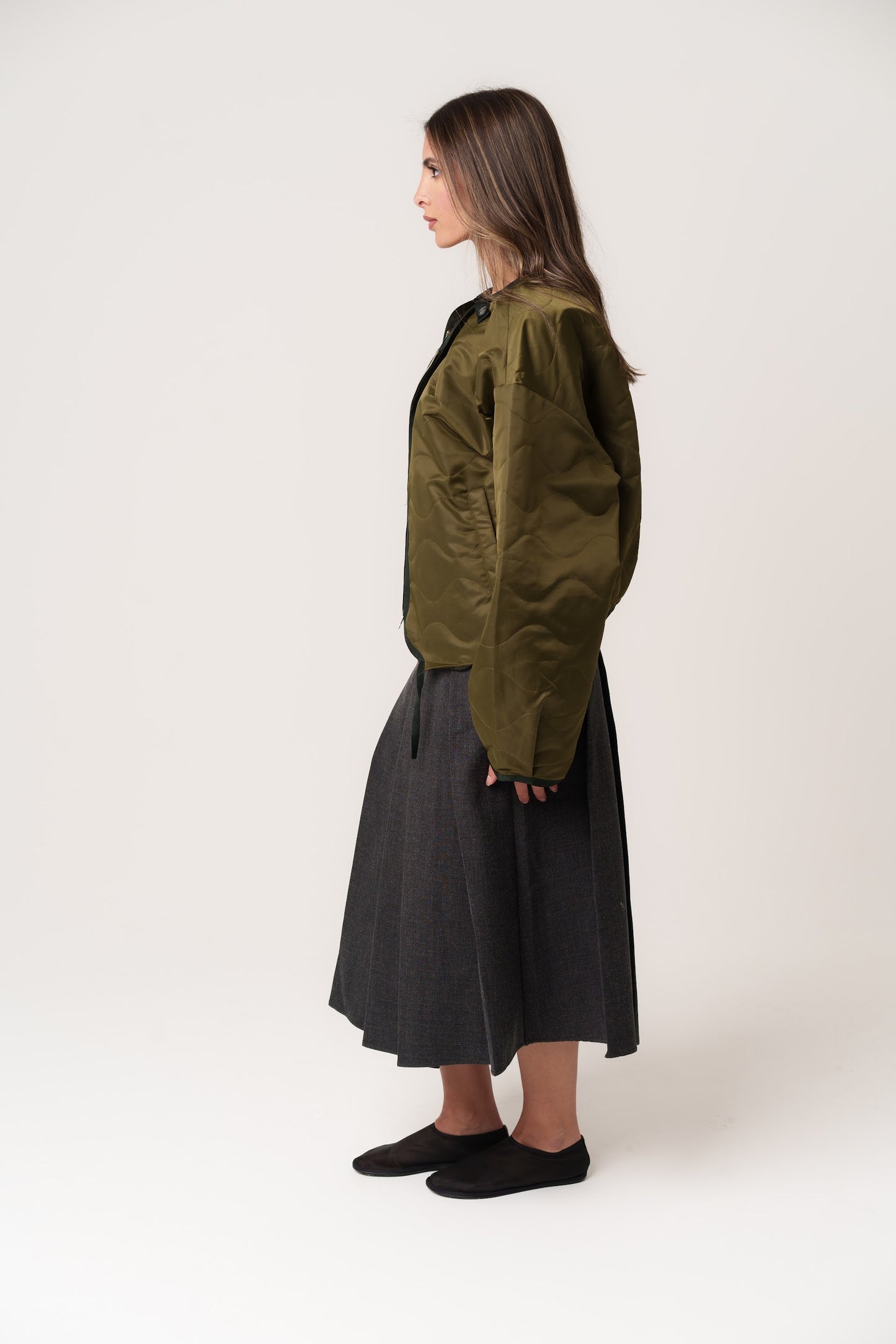 Olive Short Jacket