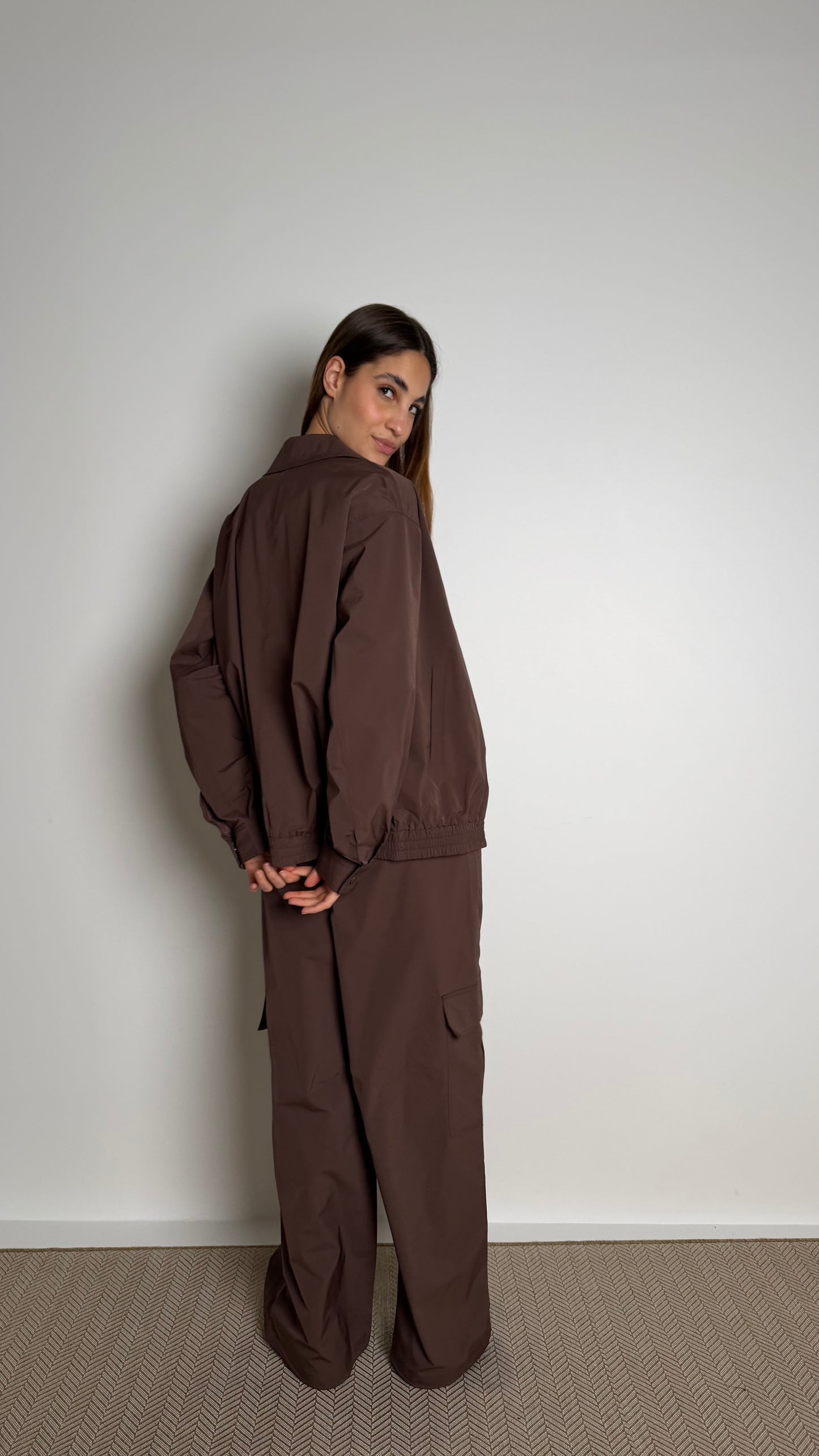 Brown/Maroon Bomber Set