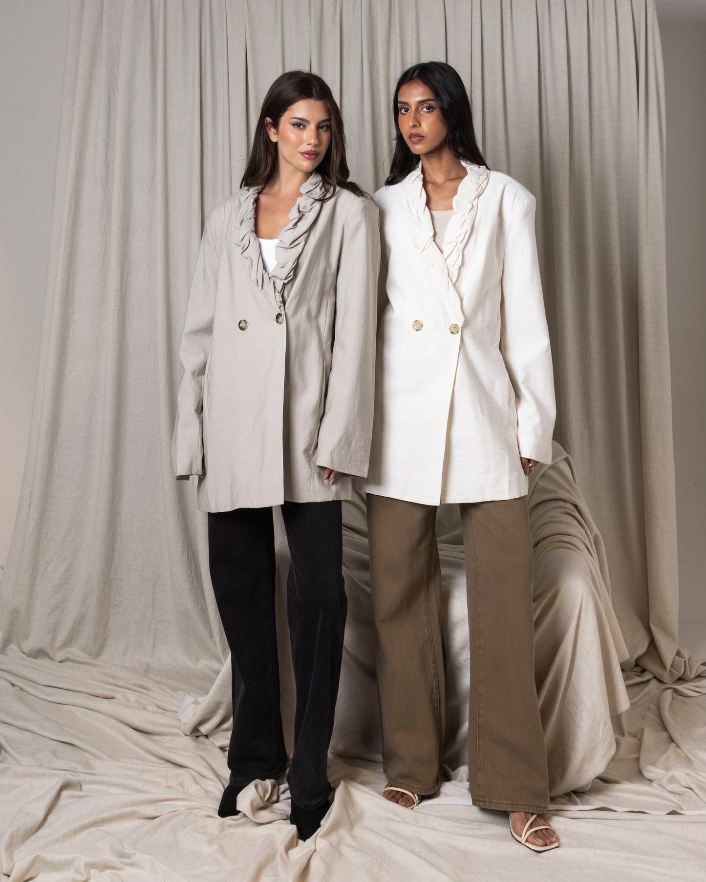 Blazer with Collar Detail