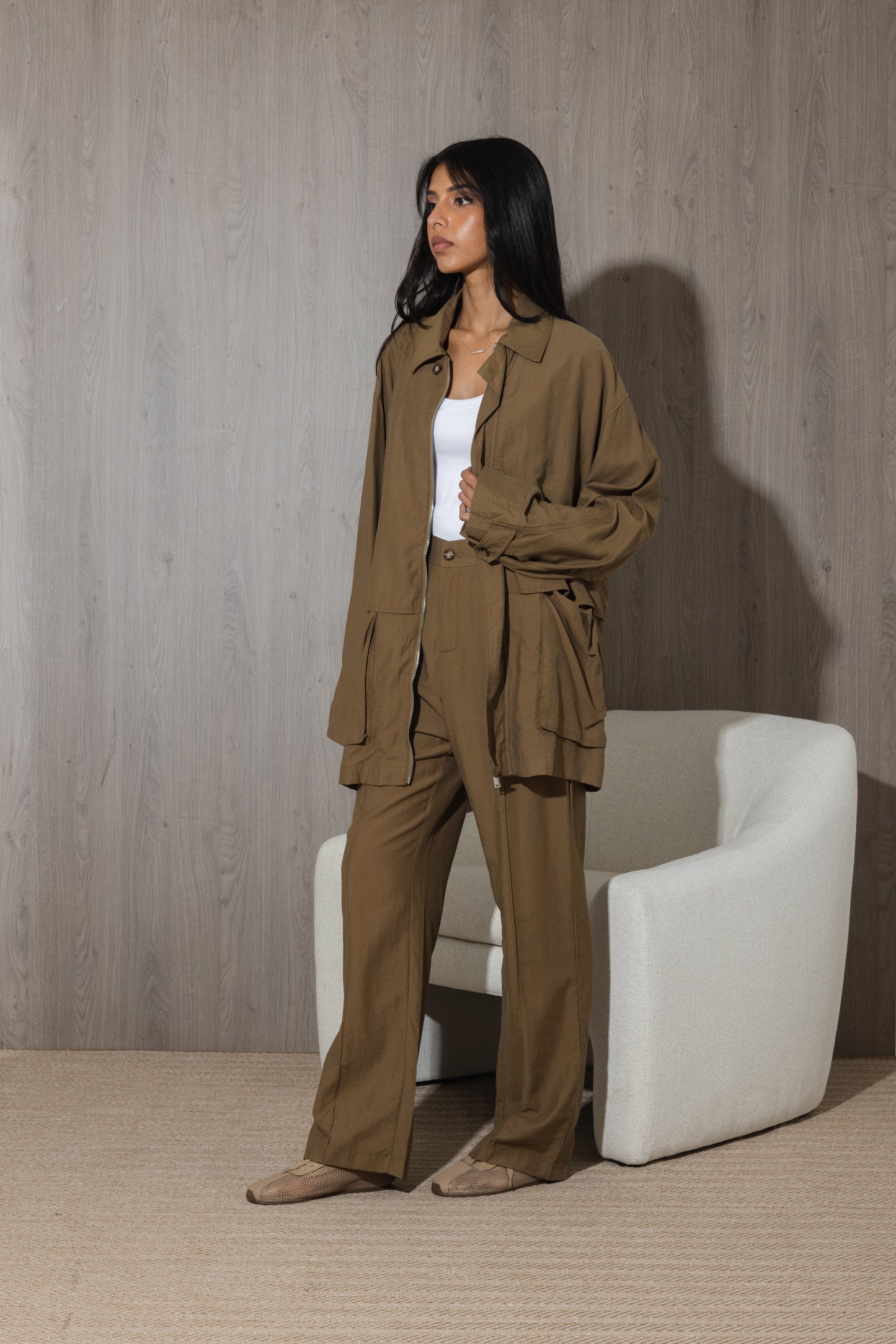 Casual Set in Caramel