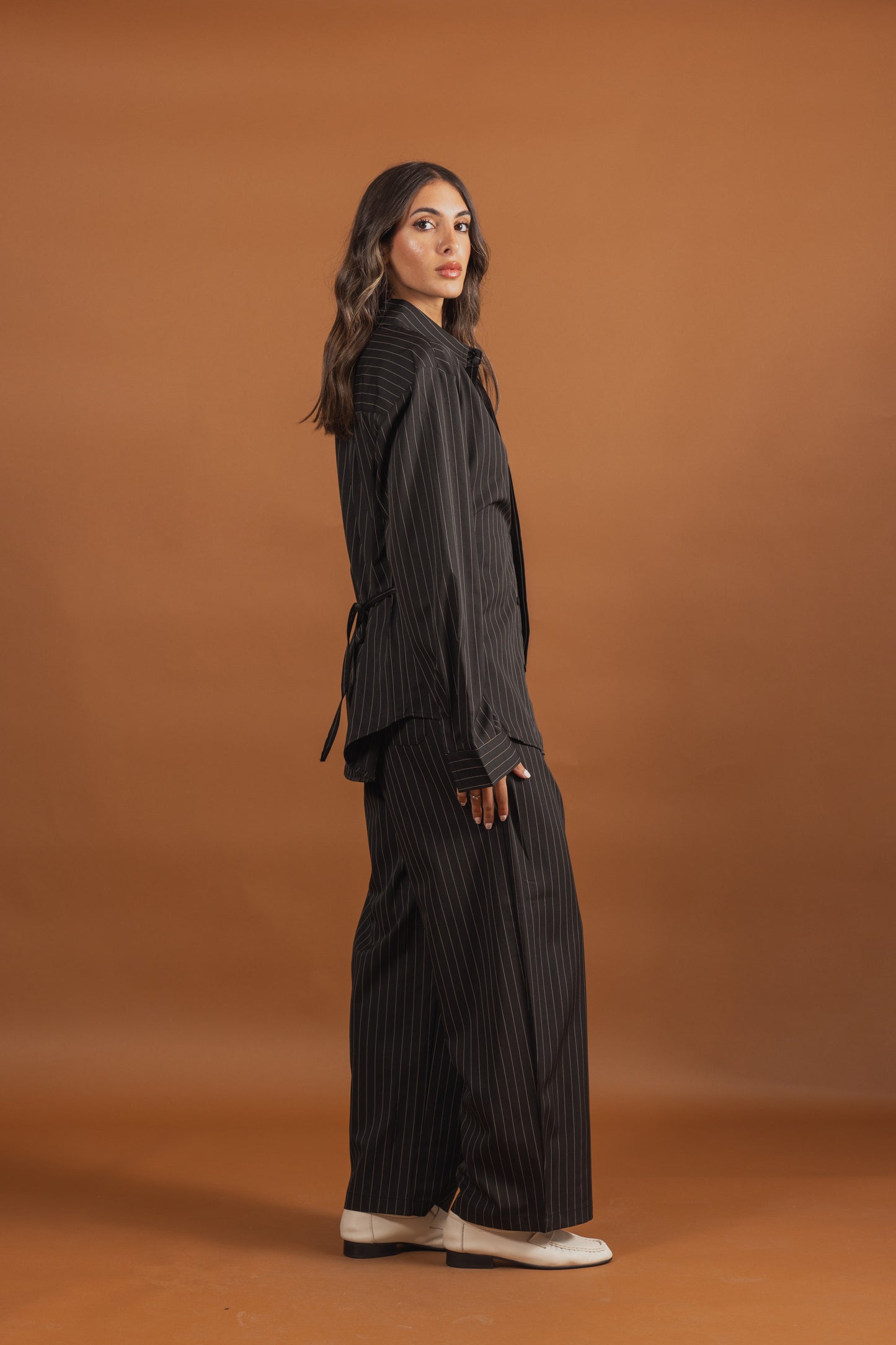 Black Striped Set