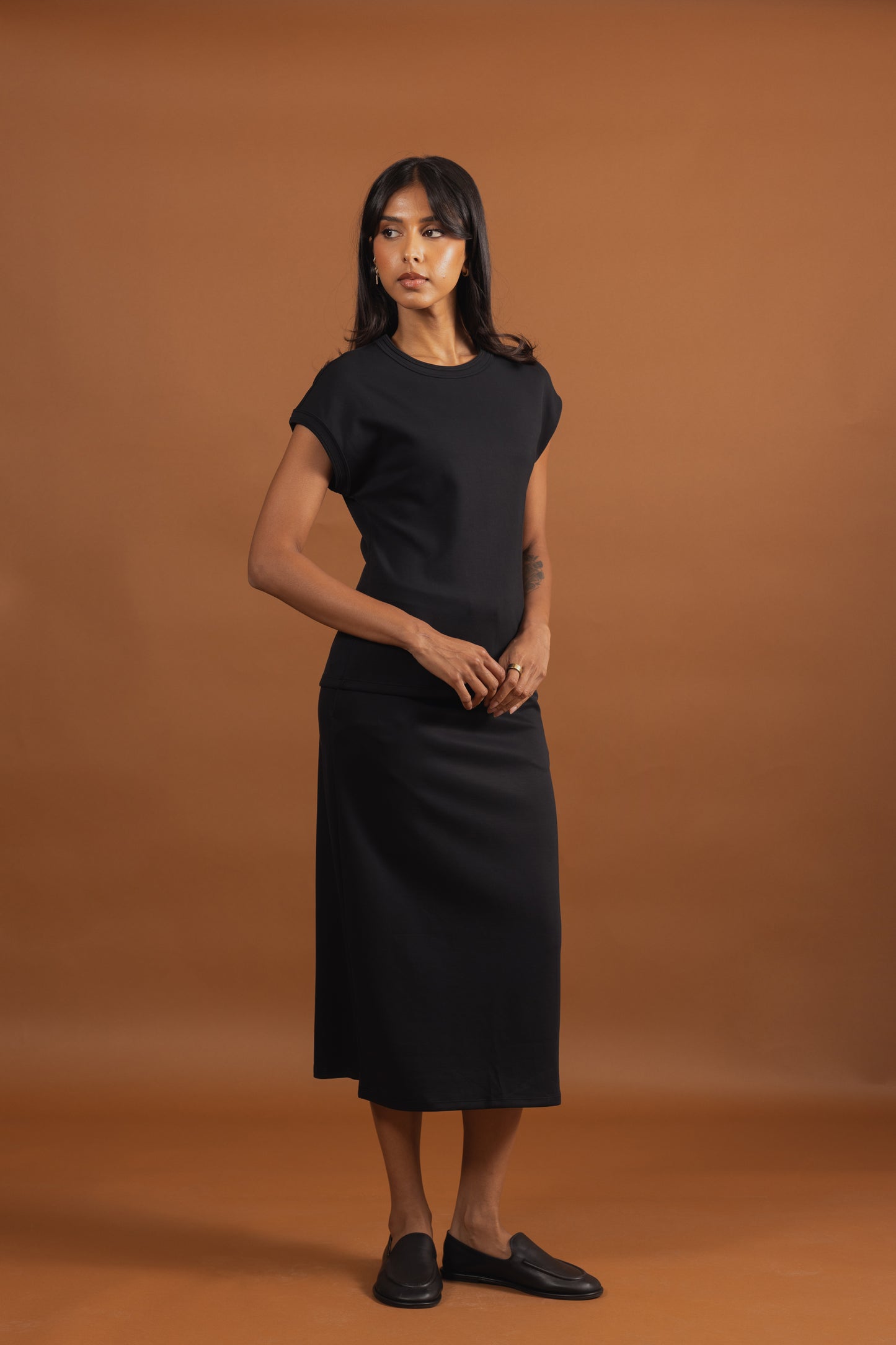 Scuba Fabric Skirt Sets (2 colors)