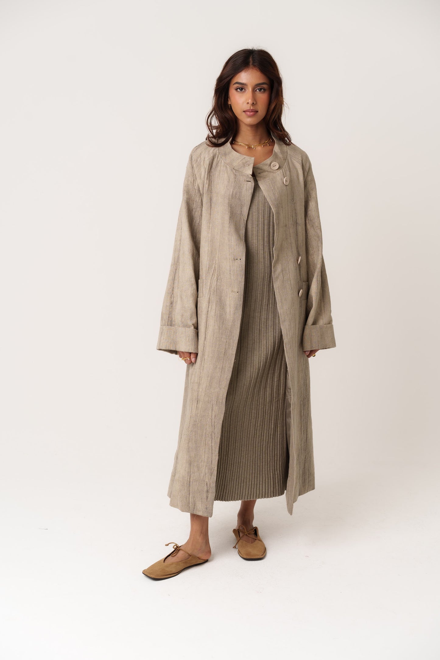 Long Textured Trench